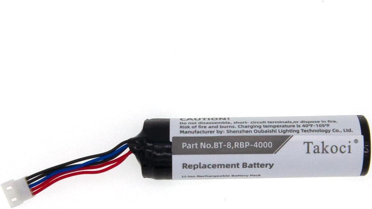 Alt view image 3 of 7 - 2-Pack Youejoeq BT-8 Battery Replacement Battery for Gryphon/Datalogic GM4100 GM4130 GM4400 GM4430 GBT4400 GBT4430,fits Part Number RBP-4000 BT-8 128000894 3400mAh
