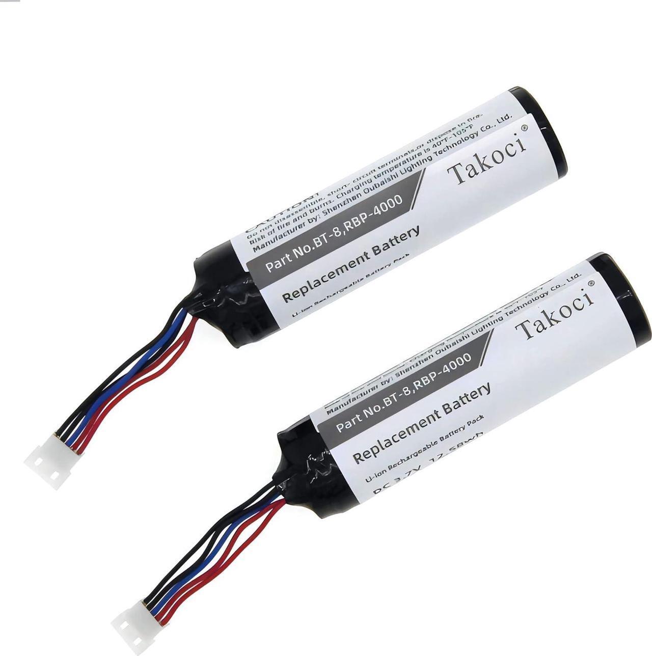 Main image of 2-Pack Youejoeq BT-8 Battery Replacement Battery for Gryphon/Datalogic GM4100 GM4130 GM4400 GM4430 GBT4400 GBT4430,fits Part Number RBP-4000 BT-8 128000894 3400mAh
