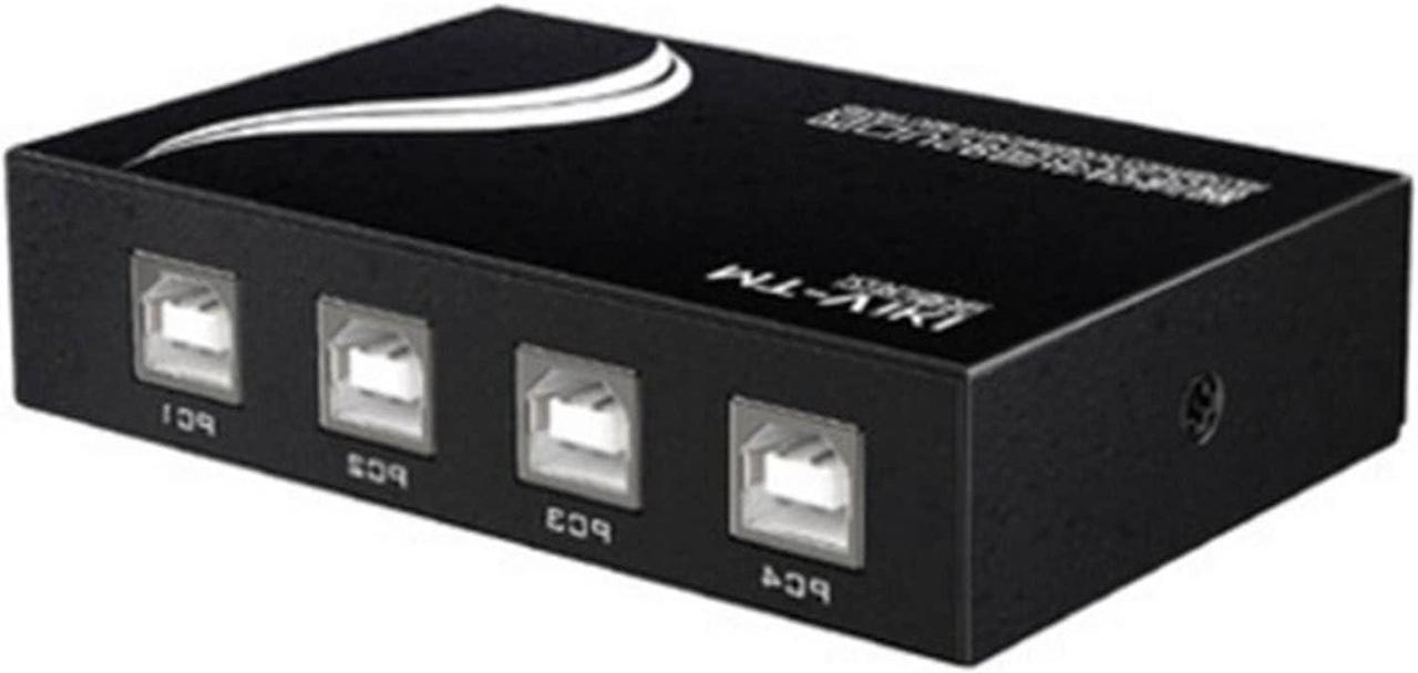 Main image of GUODDM KVM Switch/Distributor - USB Synchronizer, Keyboard Mouse Sync Controller, 4/8/16 in 2 Out DNF Multi Open Synchronizer, Plug and Play Black DNF Synchronizer (Size : 4 Ports)