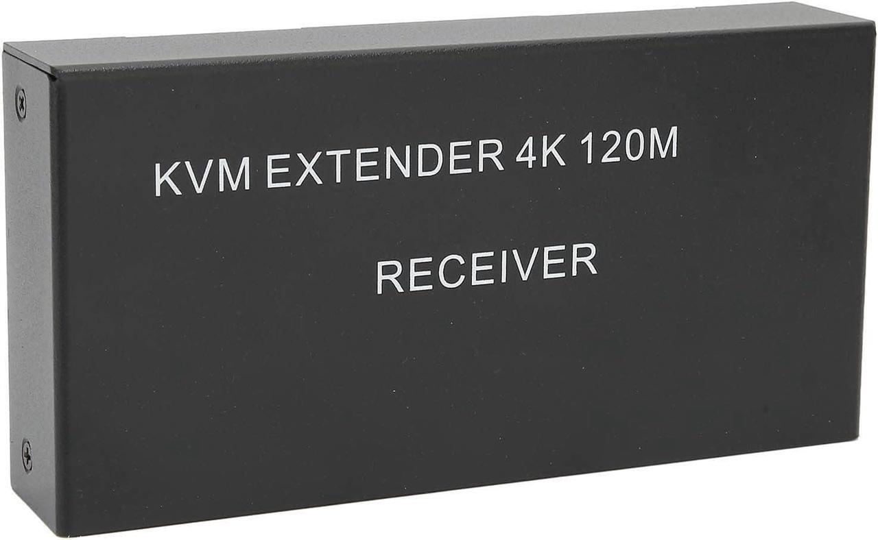 Alt view image 7 of 7 - Vbestlife 4K HD Multimedia Interface Extender, CAT 5E 6 120m, Plug and Play, KVM Single Network Extender for Keyboard and Mouse, for PS3 4, Computer Host(Black)