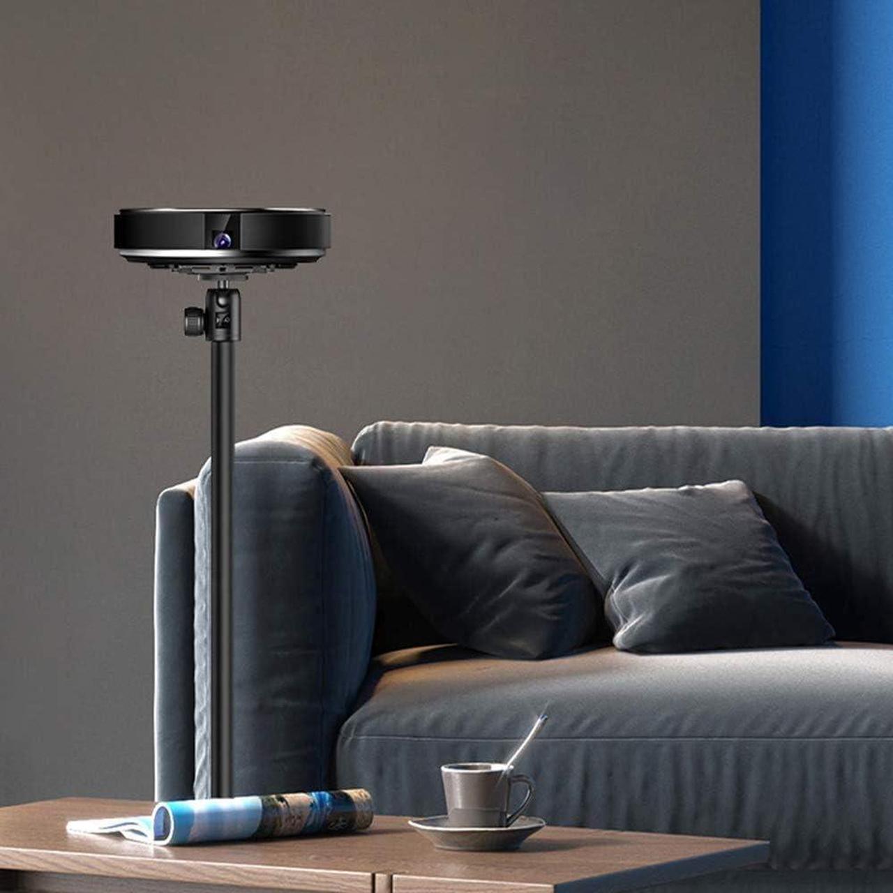 Alt view image 2 of 5 - Projector Mount Projector Stand Adjustable Video Projector Floor Table Tall Moveable Laptop Trolley Portable
