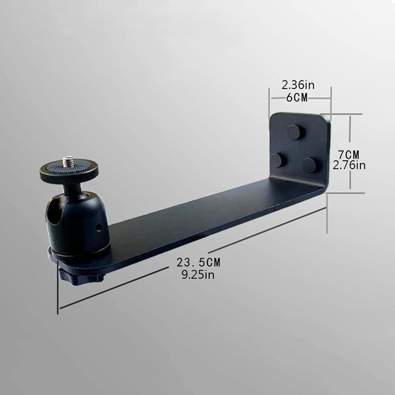 Alt view image 2 of 6 - Projector Stand Projector Mount Shelf Ceiling Mount Projector Accessory for Home and Office Projector 11lb Load Capacity Black Projector Mount