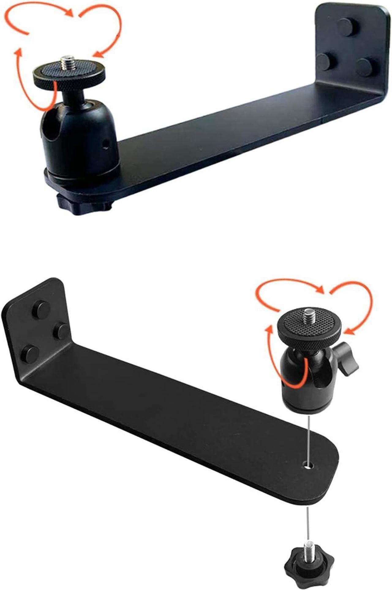 Alt view image 4 of 6 - Projector Stand Projector Mount Shelf Ceiling Mount Projector Accessory for Home and Office Projector 11lb Load Capacity Black Projector Mount