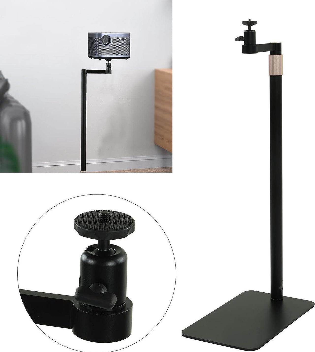 Alt view image 6 of 7 - Projector Floor Stand, Against Wall Hidden Stand, Universal Projector Mount with 1/4in Screw Interface, 70120CM Height Adjustable, Compatible with Camera, Gimbal, Mobile Phone