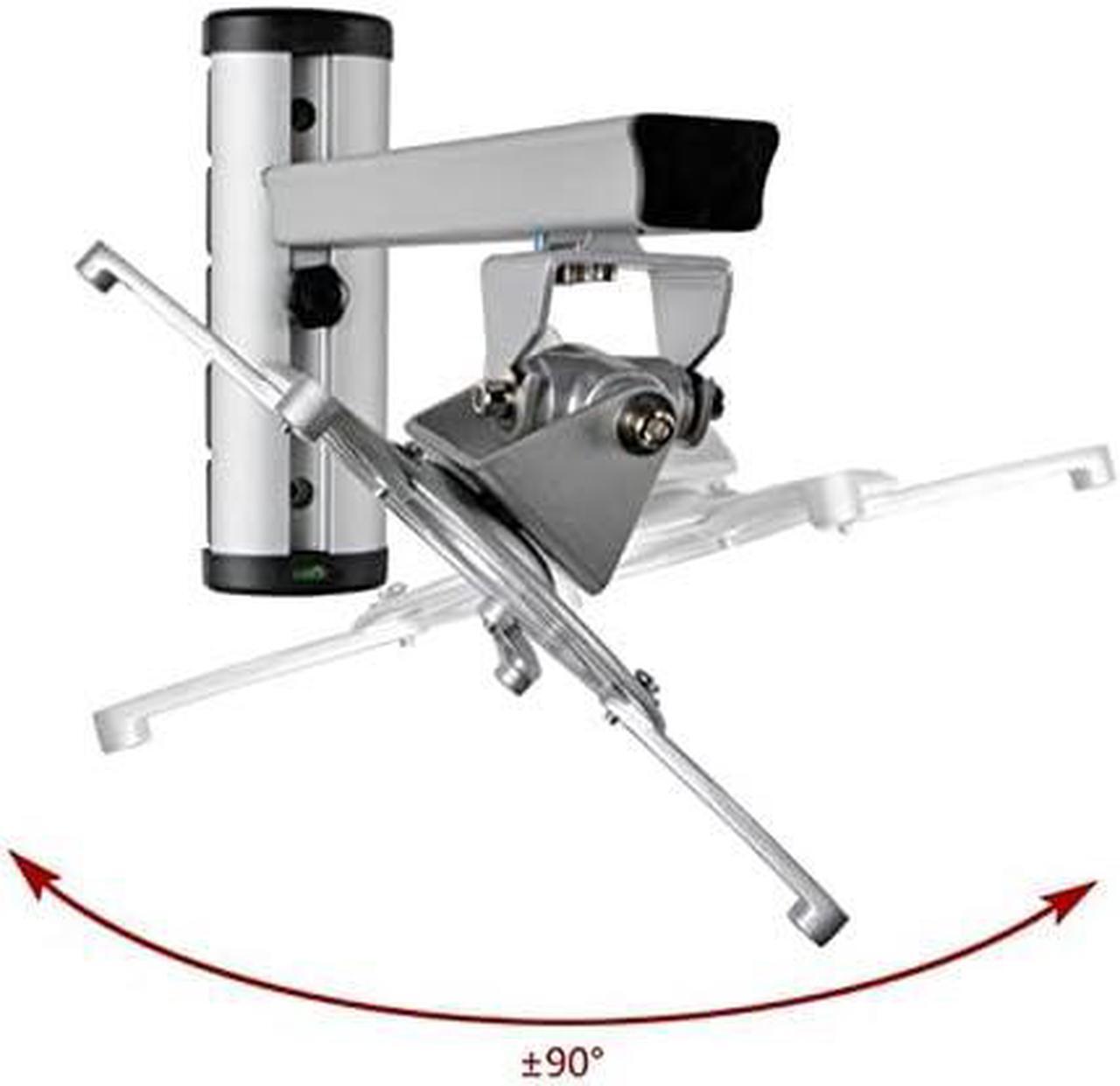 Alt view image 2 of 6 - UlpyO Projector Tripod Aluminum Alloy 360 °Projector Wall Mount Full Retractable Universal Projector Hanger Bracket Projector Mount (Color : Silver)
