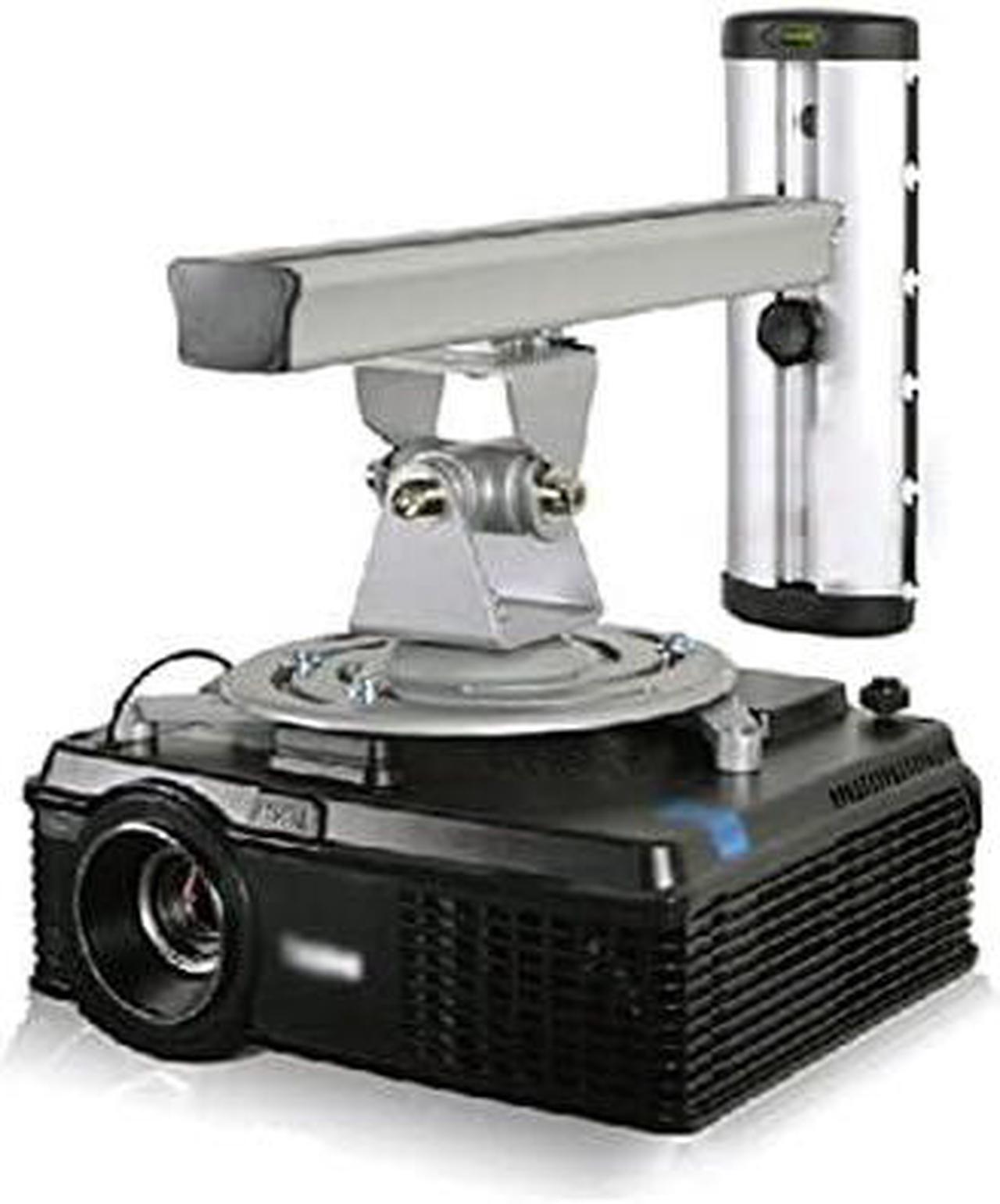 Alt view image 3 of 6 - UlpyO Projector Tripod Aluminum Alloy 360 °Projector Wall Mount Full Retractable Universal Projector Hanger Bracket Projector Mount (Color : Silver)