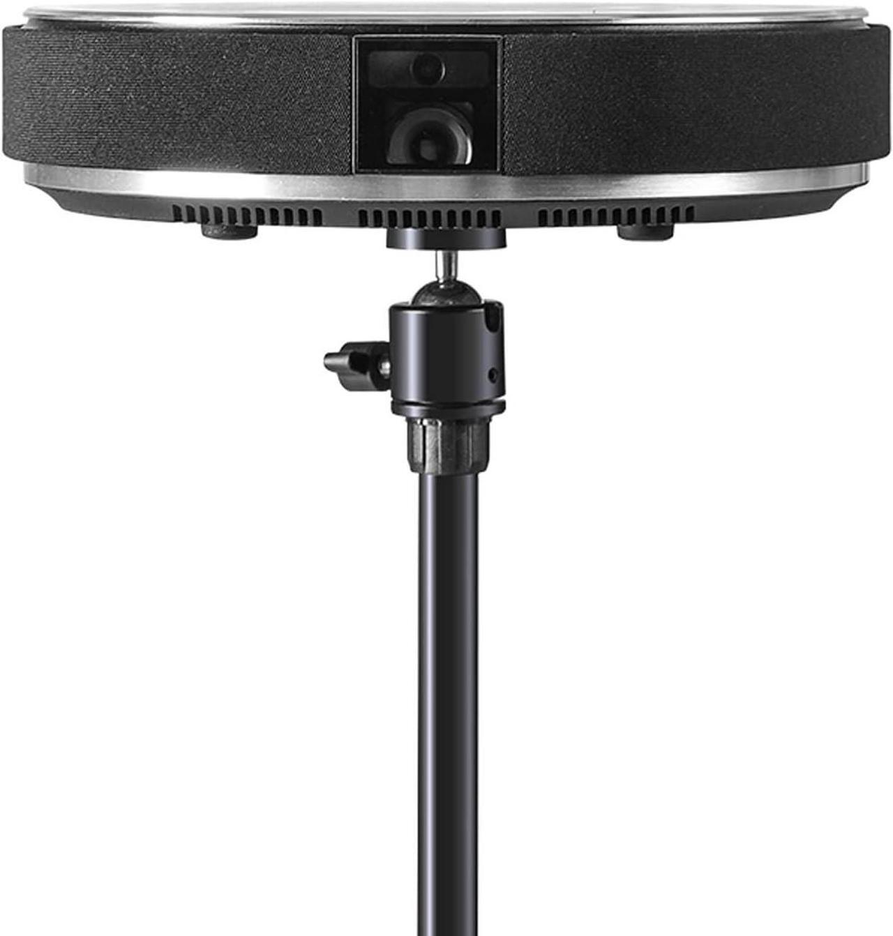 Alt view image 3 of 6 - GRFIT Projector Stand Projector Mount Stand Projector Floor Stand Angle Adjustable Projectors Stand Adjustable Height 35 to 63 Inch Suitable for Home Projector Mount
