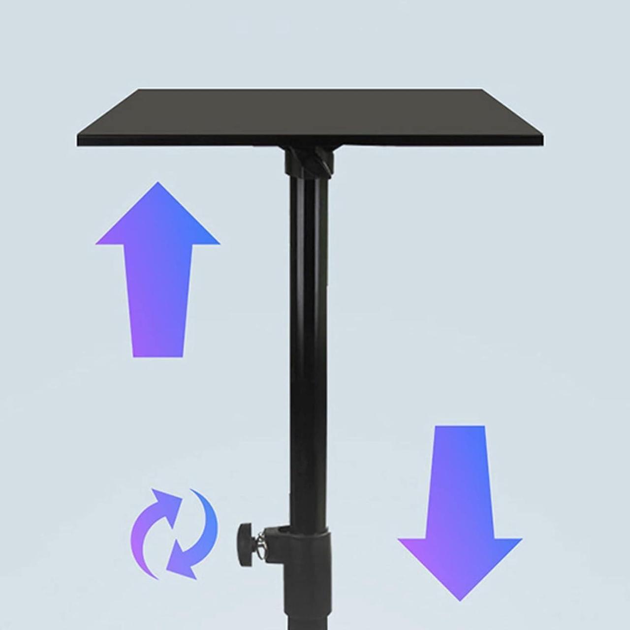 Alt view image 5 of 5 - Projector Projector Stand Projector Mount Tripod Projector Floor Stand Tripod Laptop Projector Stand 23.6 in to 47.2 in Device Stand for Stage or Studio Projector Mount Mount