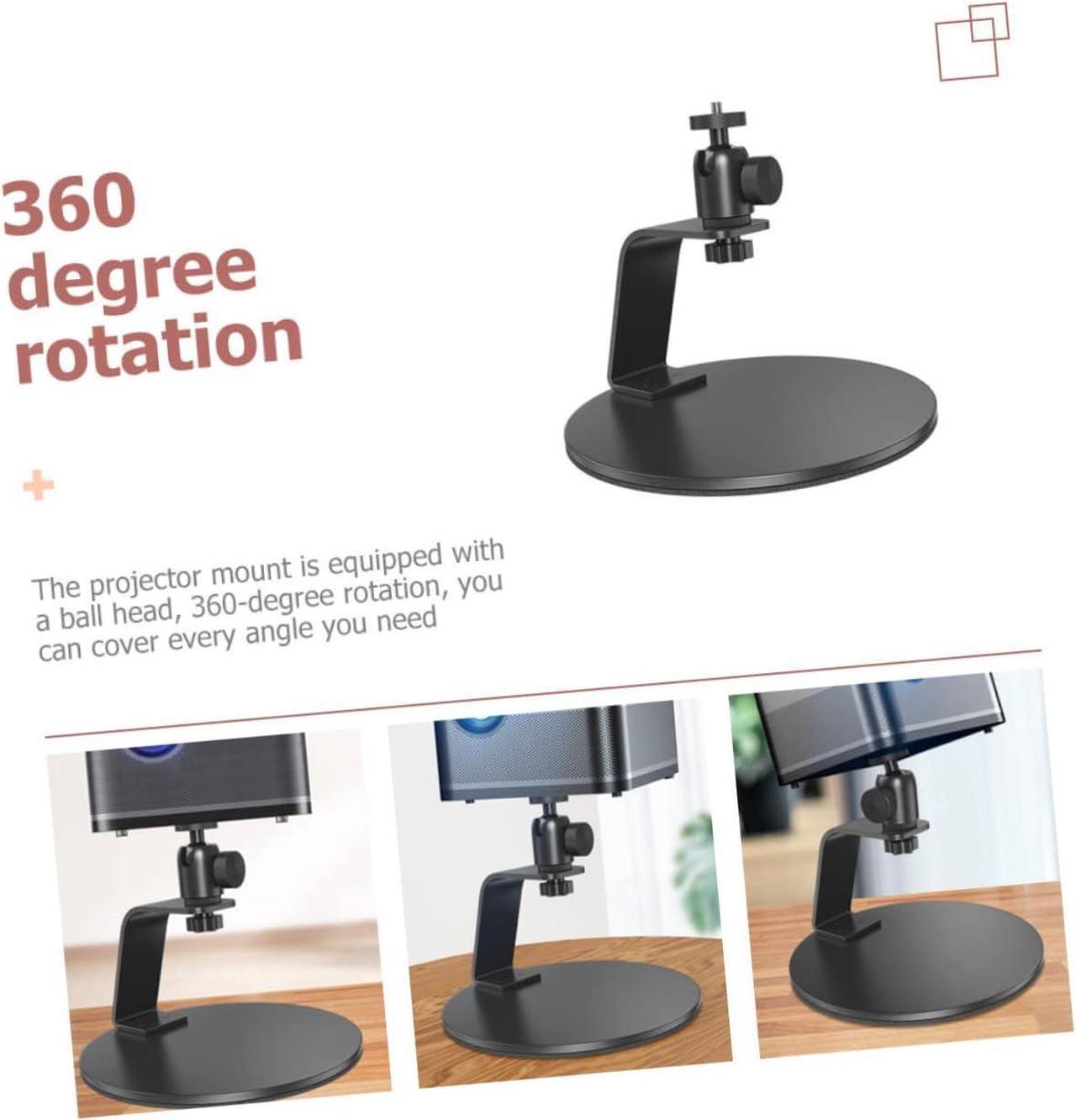 Alt view image 4 of 7 - Gatuida Projector Bracket Projector Mounts Mini Projector Mount Mini Accessories Projector Tripod Stand Projector Accessories Projector Stand Wall Table Projector Holder Projector Shelf