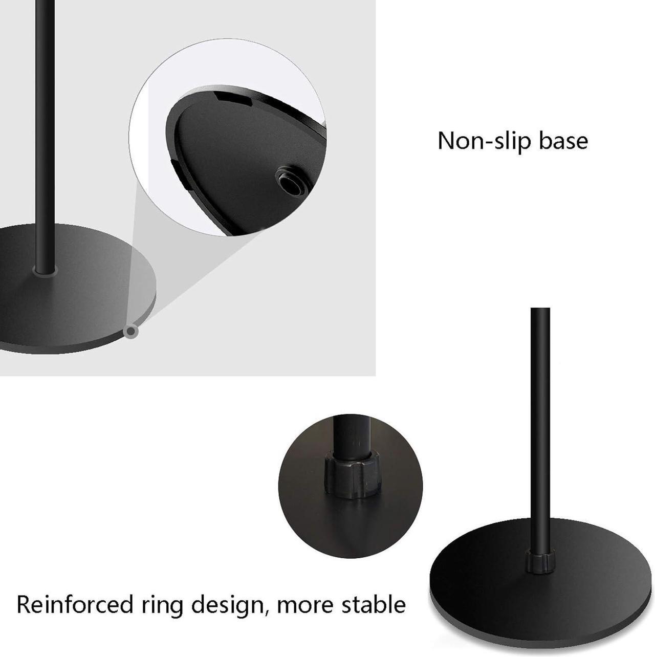 Alt view image 5 of 7 - YZERTLH Projector Stand Universal Projector Stand Mount Adjustable, Projector Racks Stand, Compact Projector Stand, Perfect for Office, Home, Stage or Studio, Black Projector Mount