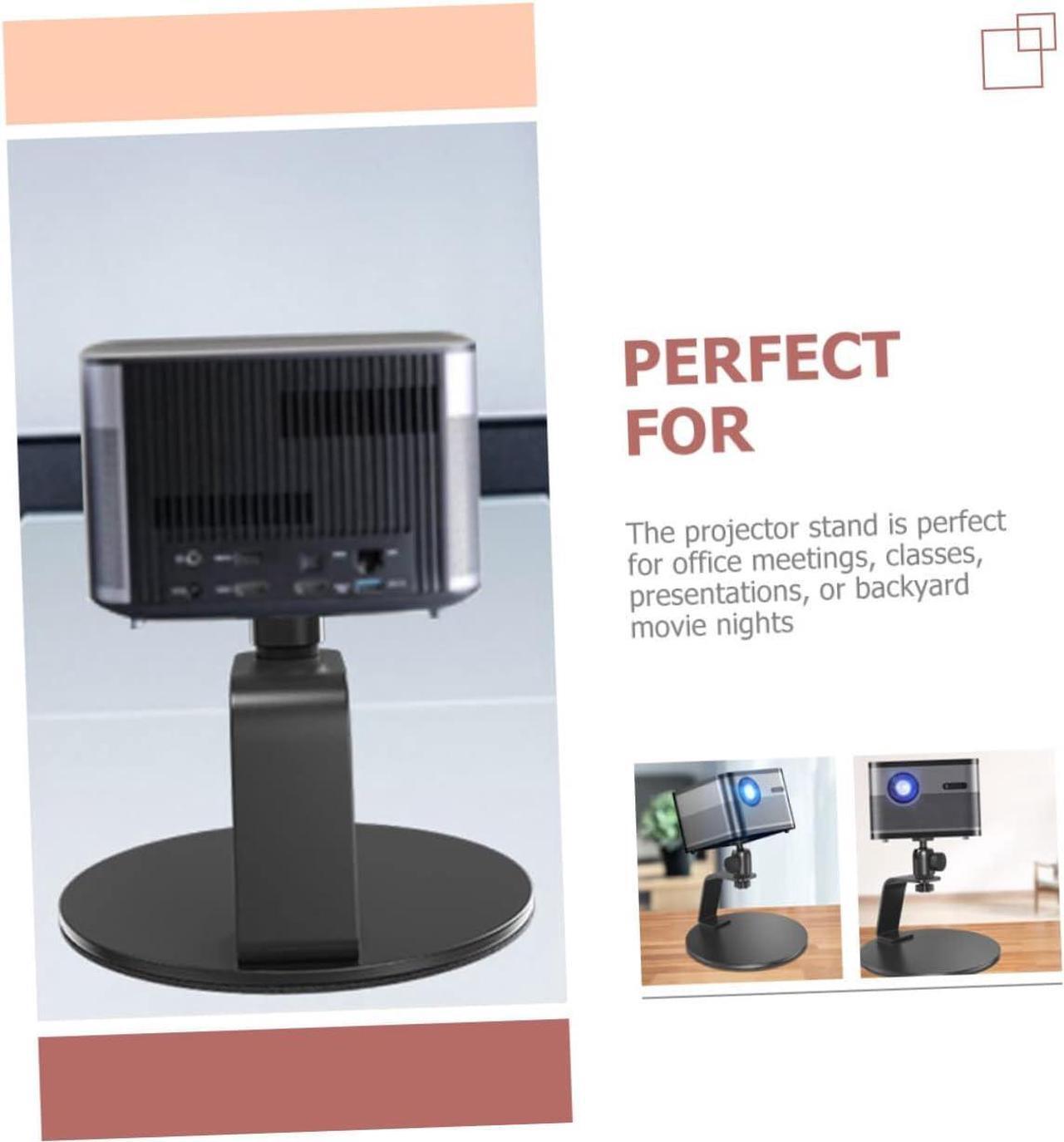 Alt view image 2 of 7 - SOLUSTRE Projector Bracket Mini Stand Projector Mounts Tabletop Accessories Gimbal Stand Mini Projector Stand Projector Accessories Stand for Projector Table Projector Stand Projector Shelf