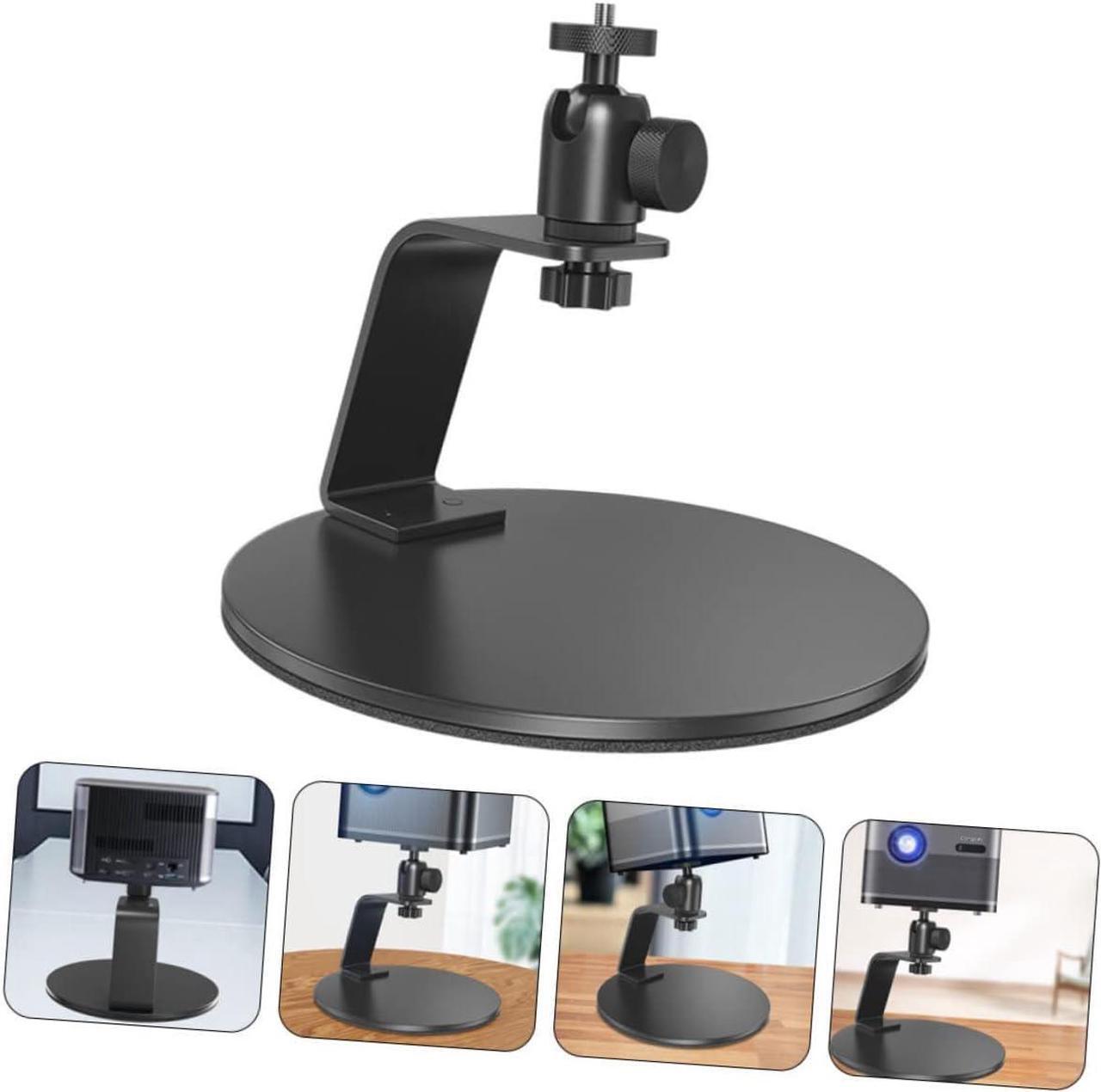 Alt view image 5 of 7 - SOLUSTRE Projector Bracket Mini Stand Projector Mounts Tabletop Accessories Gimbal Stand Mini Projector Stand Projector Accessories Stand for Projector Table Projector Stand Projector Shelf