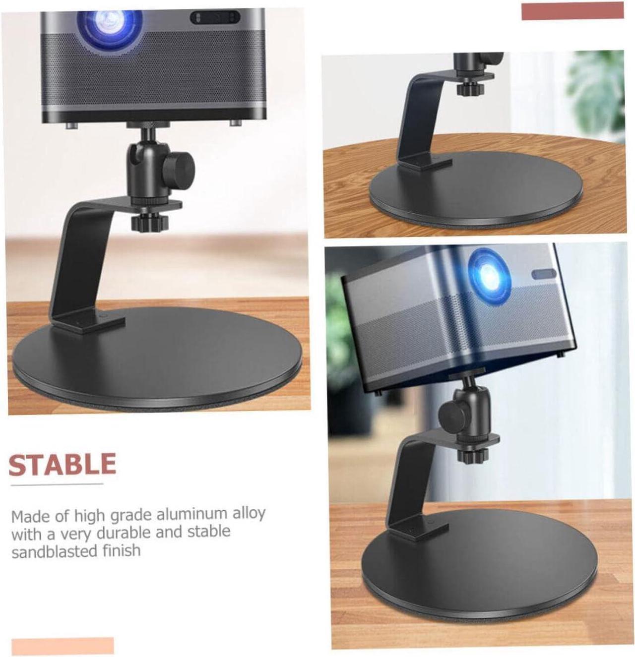 Alt view image 6 of 7 - SOLUSTRE Projector Bracket Mini Stand Projector Mounts Tabletop Accessories Gimbal Stand Mini Projector Stand Projector Accessories Stand for Projector Table Projector Stand Projector Shelf