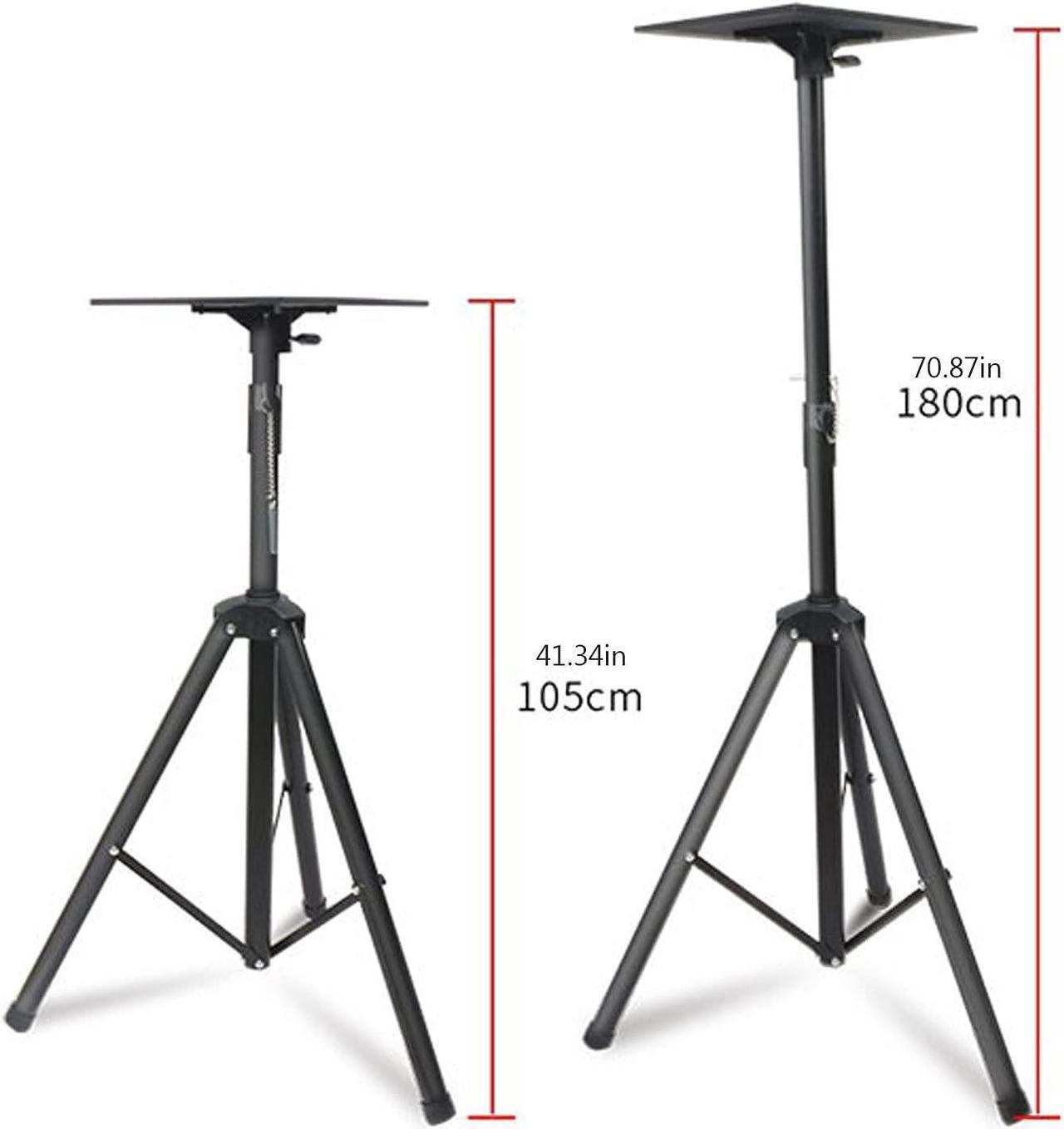 Alt view image 2 of 6 - DEPILA Projector DHCZZRS774 Projector Stand Projector Tripod Stand Laptop Tripod Adjustable Height 41 to 71 Inch Projector Stand Folding Laptop Floor Stand for Home Office Projector Mount Mount
