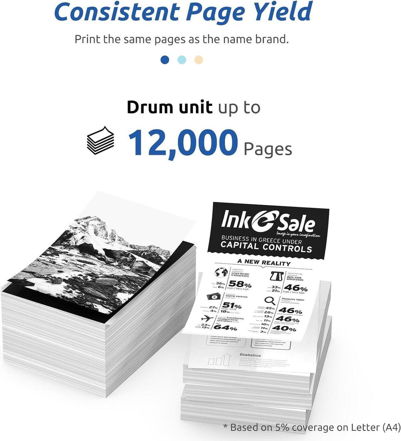 Alt view image 3 of 7 - INK E-SALE Compatible TN660 Toner Cartridge and DR630 Drum Set Replacement (1D+3T) for Brother MFC-L2700DW HL-L2340DW HL-L2300D HL-L2380DW DCP-L2540DW DCP-L2520DW MFC-L2740DW MFC-L2720DW Printer