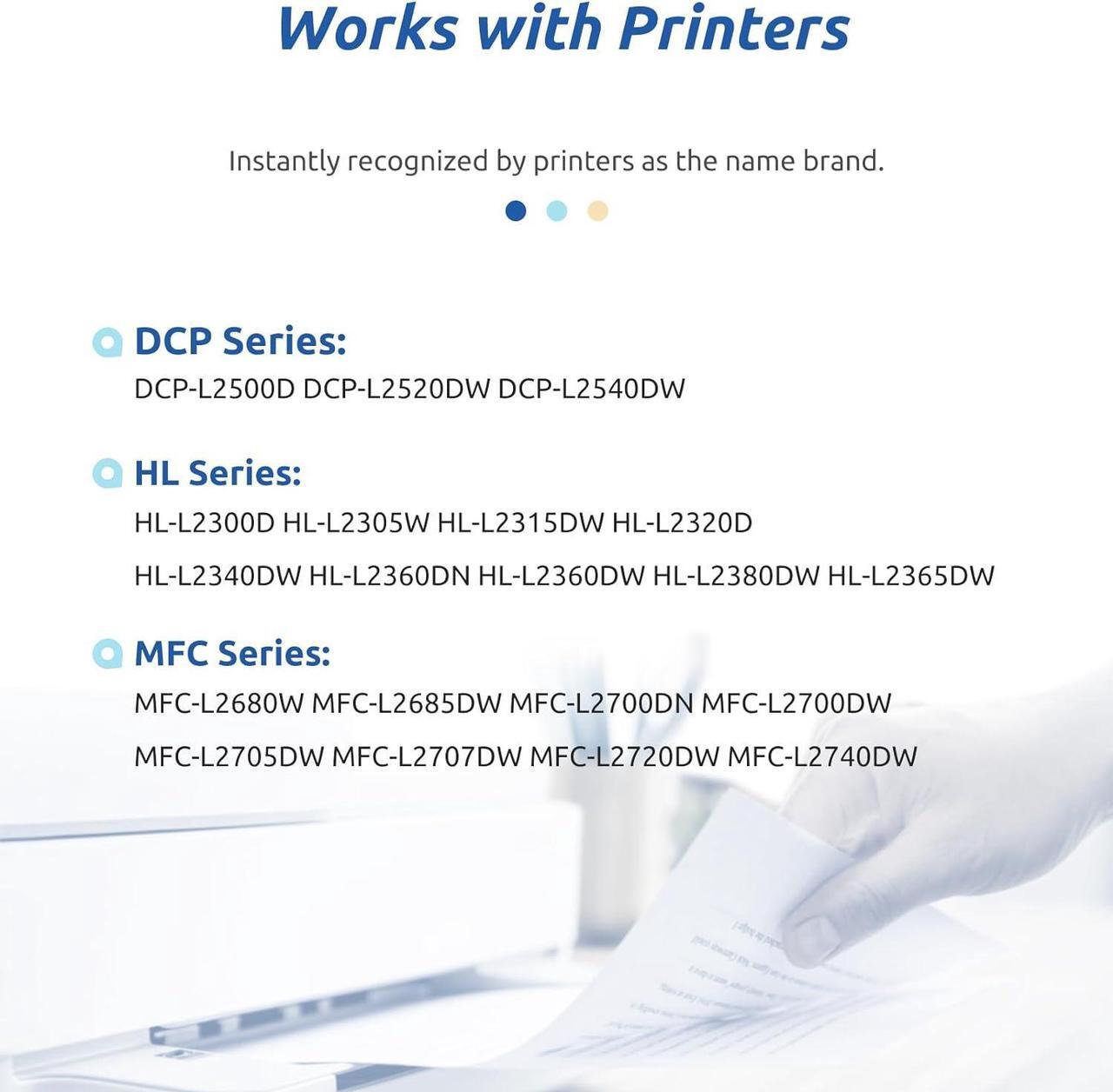 Alt view image 2 of 7 - INK E-SALE Compatible TN660 Toner Cartridge and DR630 Drum Set Replacement (1D+3T) for Brother MFC-L2700DW HL-L2340DW HL-L2300D HL-L2380DW DCP-L2540DW DCP-L2520DW MFC-L2740DW MFC-L2720DW Printer