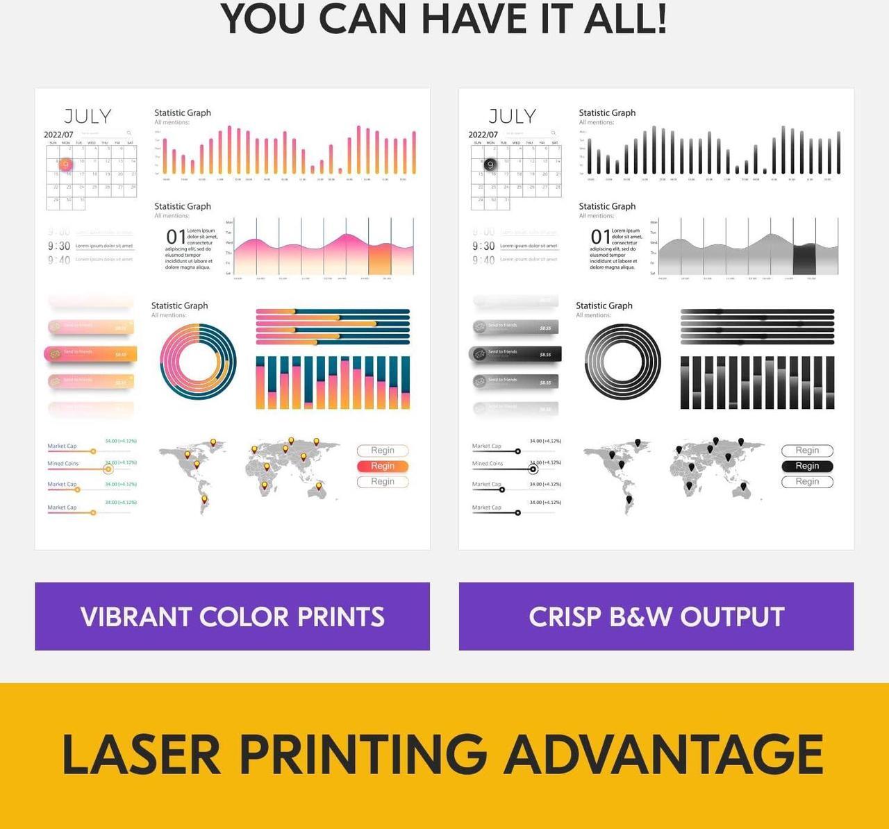 Alt view image 3 of 5 - KYOCERA TK-5442K Black Toner Cartridge, Works ECOSYS MA2100cwfx and PA2100cwx Model Laser Printers, Genuine (1T0C0A0US0)