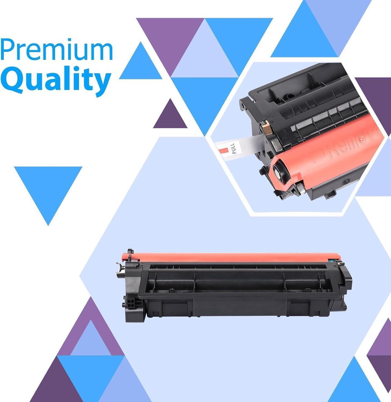 Alt view image 3 of 5 - CF280A 80A Toner Cartridge Black Replacement  80A CF280A 80X CF280X Pro 400 M401dn M401dne M401n MFP M425dn M425dw P2055DN Printer (Black, 4-Pack)