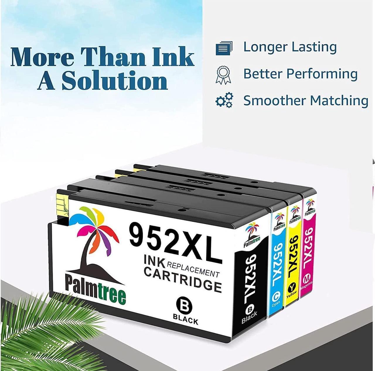 Alt view image 5 of 6 - 952XL Higher Yield Ink Cartridge Replacement  952 XL Ink Cartridges  Officejet Pro 8710 8720 8702 7740 7720 8715 8725 8730 8740 8200 8210 Printer(4-Pack)