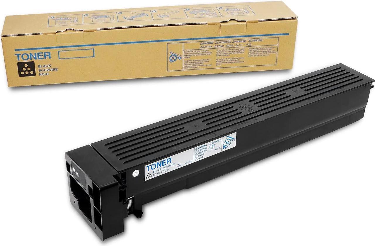 TN711 TN712 Toner Cartridge for Konica Minolta TN711K TN712K(A3VU030) Toner Compatible with Bizhub C754 C654 754E 654E Black Toner Page Yield 47200 (1 Pack)