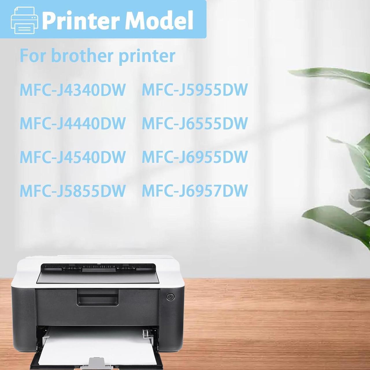 Alt view image 2 of 7 - Ink Cartridge for Brother LC436BK LC436C LC436M LC436Y High Yield,Compatible for Brother J4340DW J4440DW J4540DW J5855DW J5955DW J6555DW J6955DW J6957DW Printer Magenta