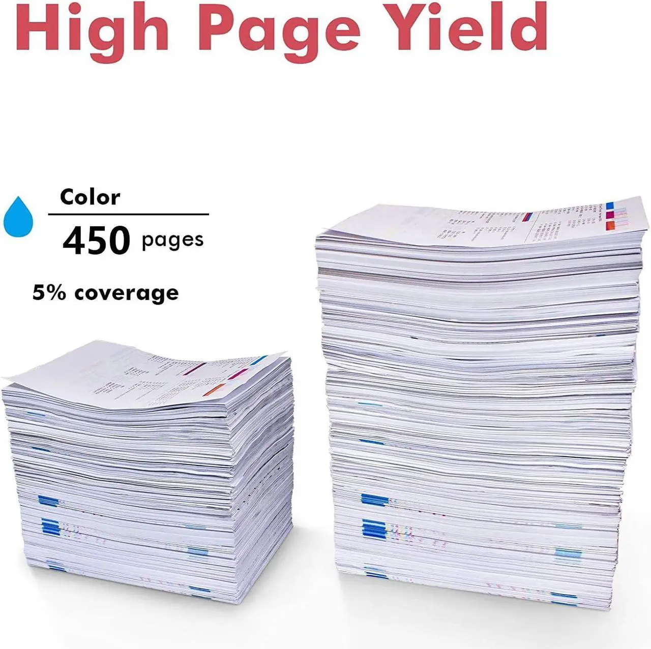 Alt view image 3 of 7 - HKFJ Ink Cartridges  110 for PhotoSmart A612 A616 A442 A516 A716 A610 A530 A618 A710 A628 A627 A637 A622 A646 A526 A620 A717 A636 A828 Printers 1-Color