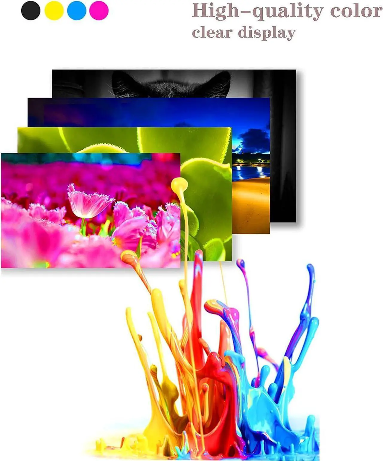 Alt view image 5 of 7 - VDFHB Compatible Ink Cartridge 670xl, 655xl, 685xl  3525/4615/4625/3525/4615/4620/4625/5525/6526/4615/5525/3525 655 B