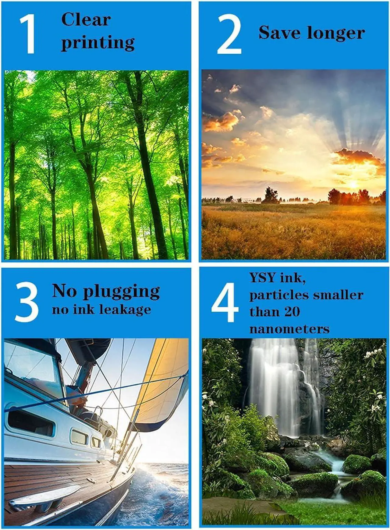 Alt view image 6 of 7 - VDFHB Compatible Ink Cartridge 670xl, 655xl, 685xl  3525/4615/4625/3525/4615/4620/4625/5525/6526/4615/5525/3525 655 B