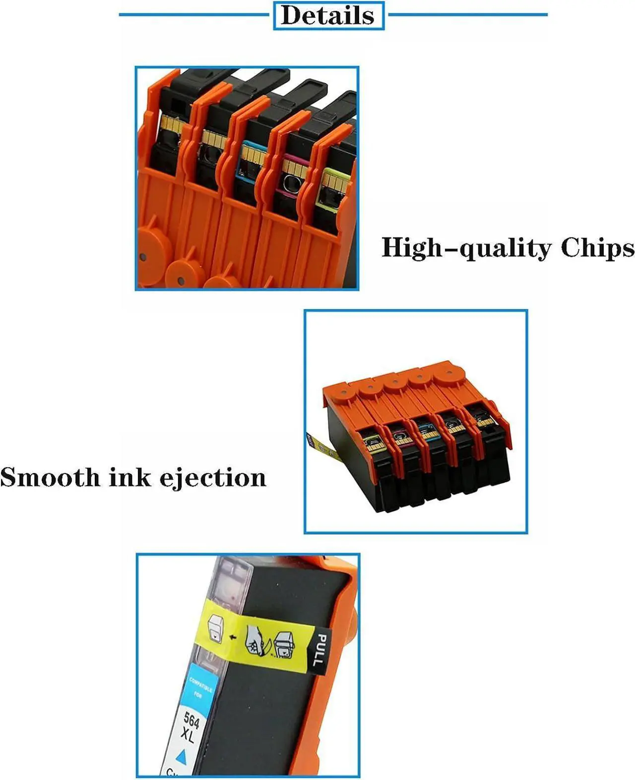 Alt view image 4 of 7 - VDFHB Compatible Ink Cartridge 670xl, 655xl, 685xl  3525/4615/4625/3525/4615/4620/4625/5525/6526/4615/5525/3525 655 B