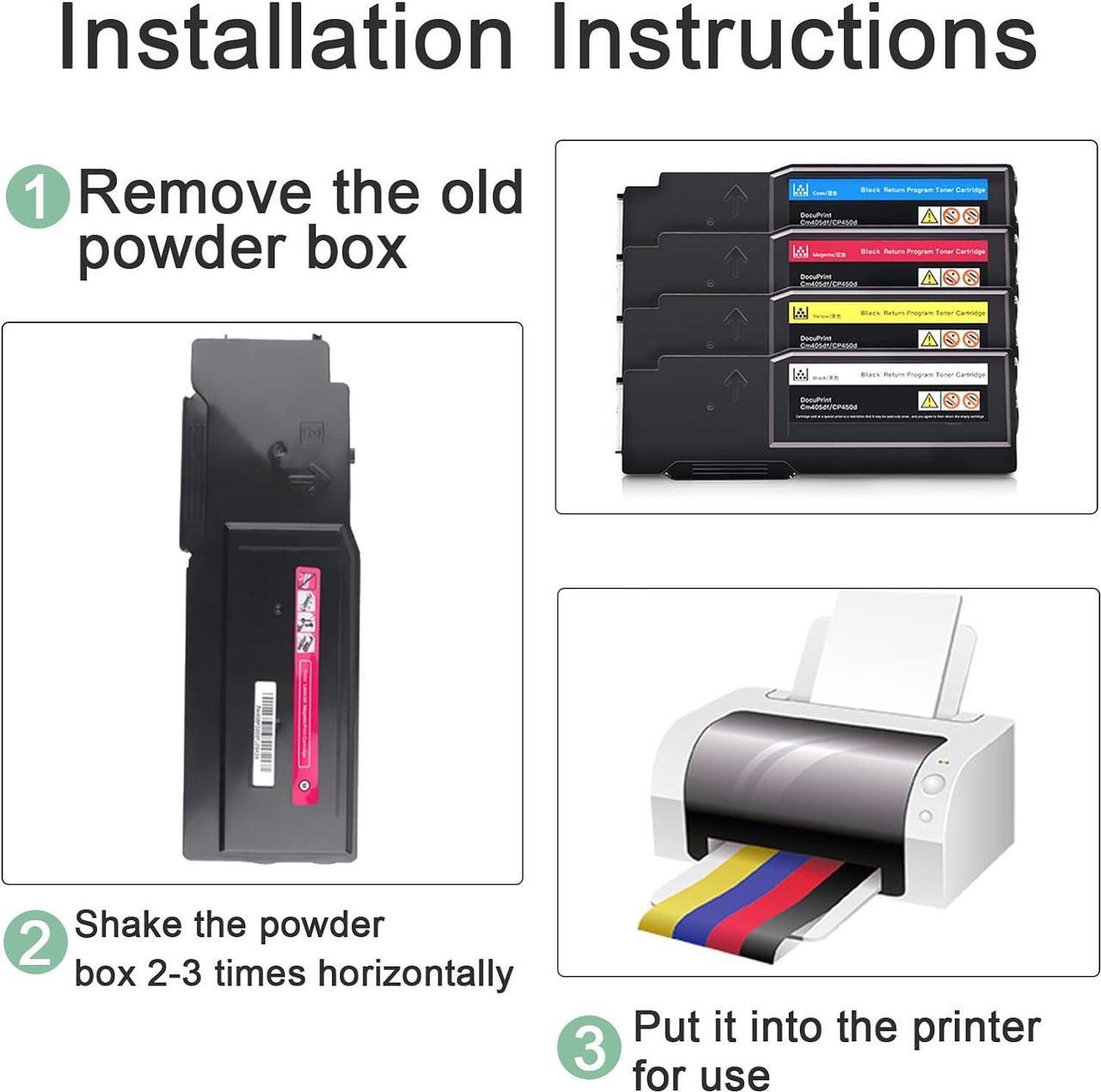 Alt view image 5 of 7 - Compatible Large Capacity C400DN Toner Cartridge Replacement for Xerox VersaLink C400N C400DN C400DNM Printer Ink Replacement High Yield Yellow