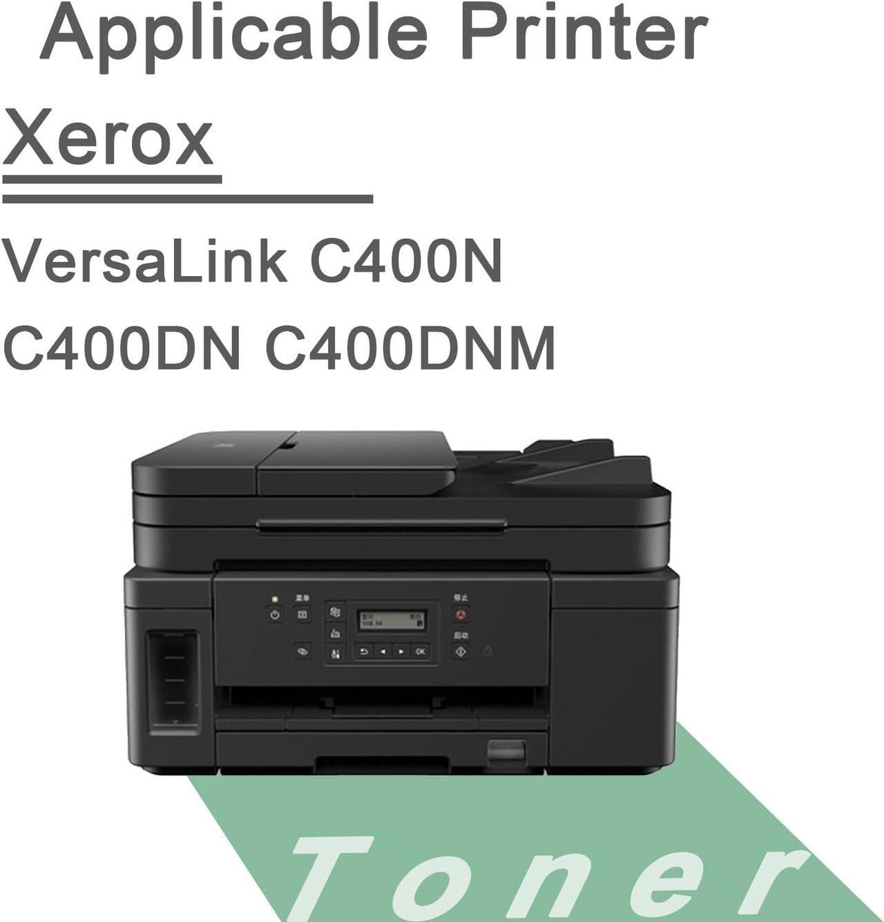Alt view image 2 of 7 - Compatible Large Capacity C400DN Toner Cartridge Replacement for Xerox VersaLink C400N C400DN C400DNM Printer Ink Replacement High Yield Yellow