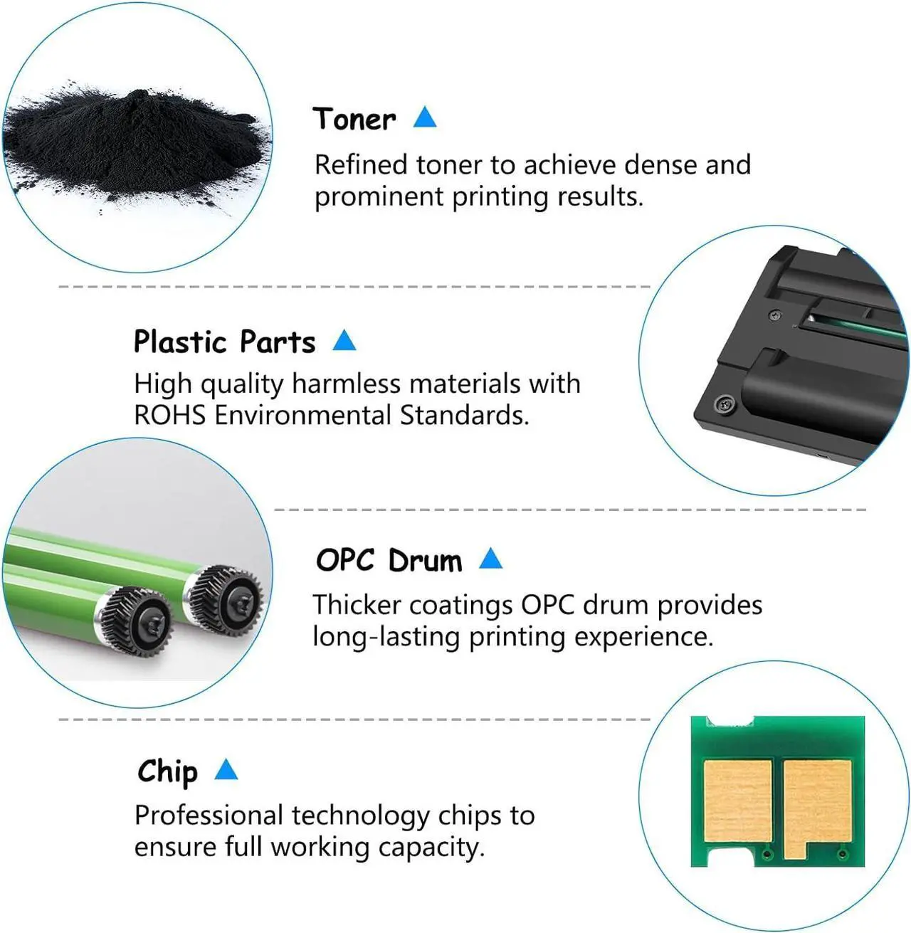 Alt view image 2 of 7 - SuperInk Compatible Toner Cartridge Replacement for Samsung ML-1710 ML1710 ML-1710D3 ML-1740 ML1740 ML-1500 ML-1510 ML-1510B ML-1710 ML-1710B ML-1710D ML-1710P ML-1750 ML-1755 (Black, 1-Pack)