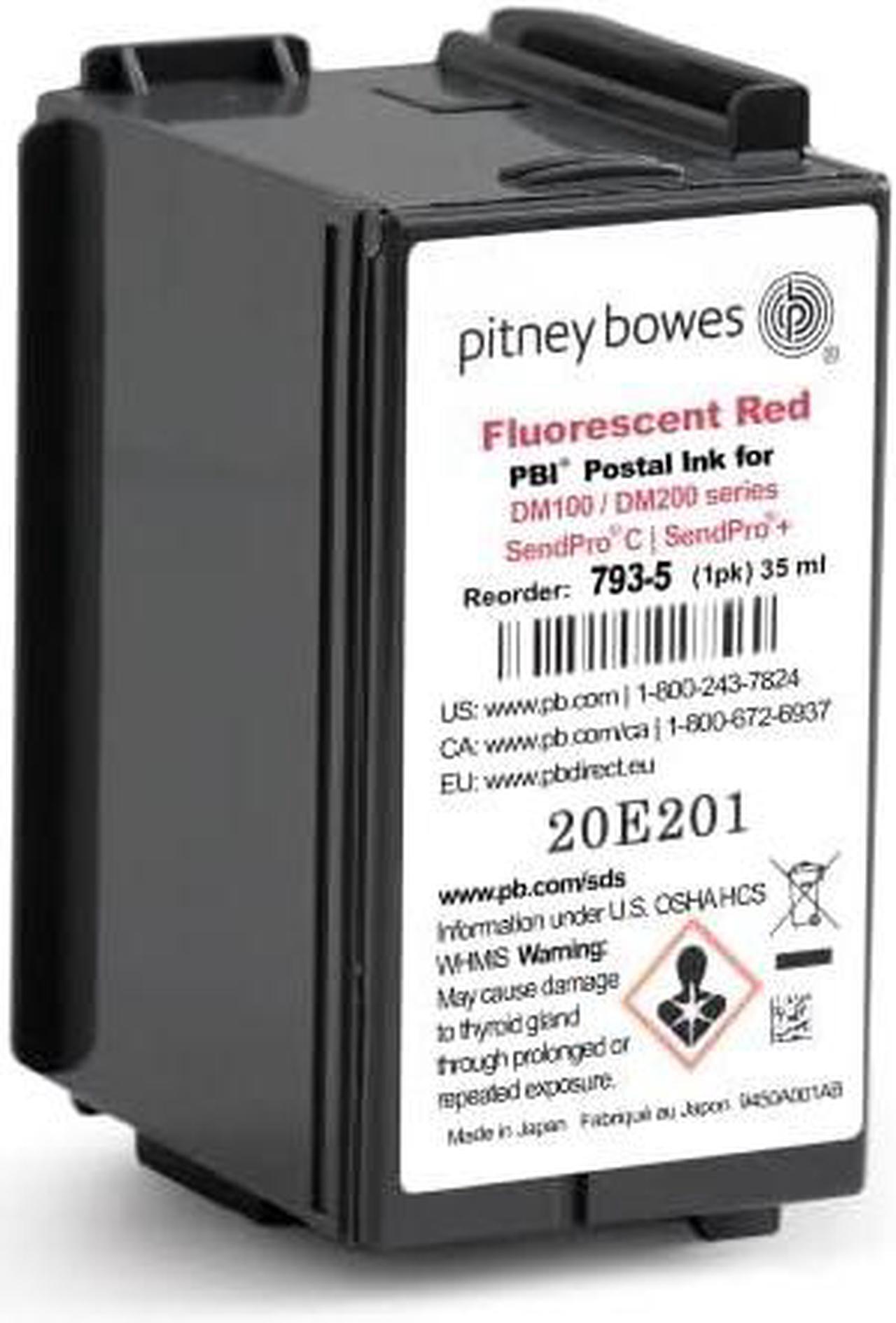 Alt view image 3 of 6 - Pitney Bowes 793-5 Ink Cartridge for DM100, DM200 and SendPro C and SendPro+, Red Ink, 35 ml