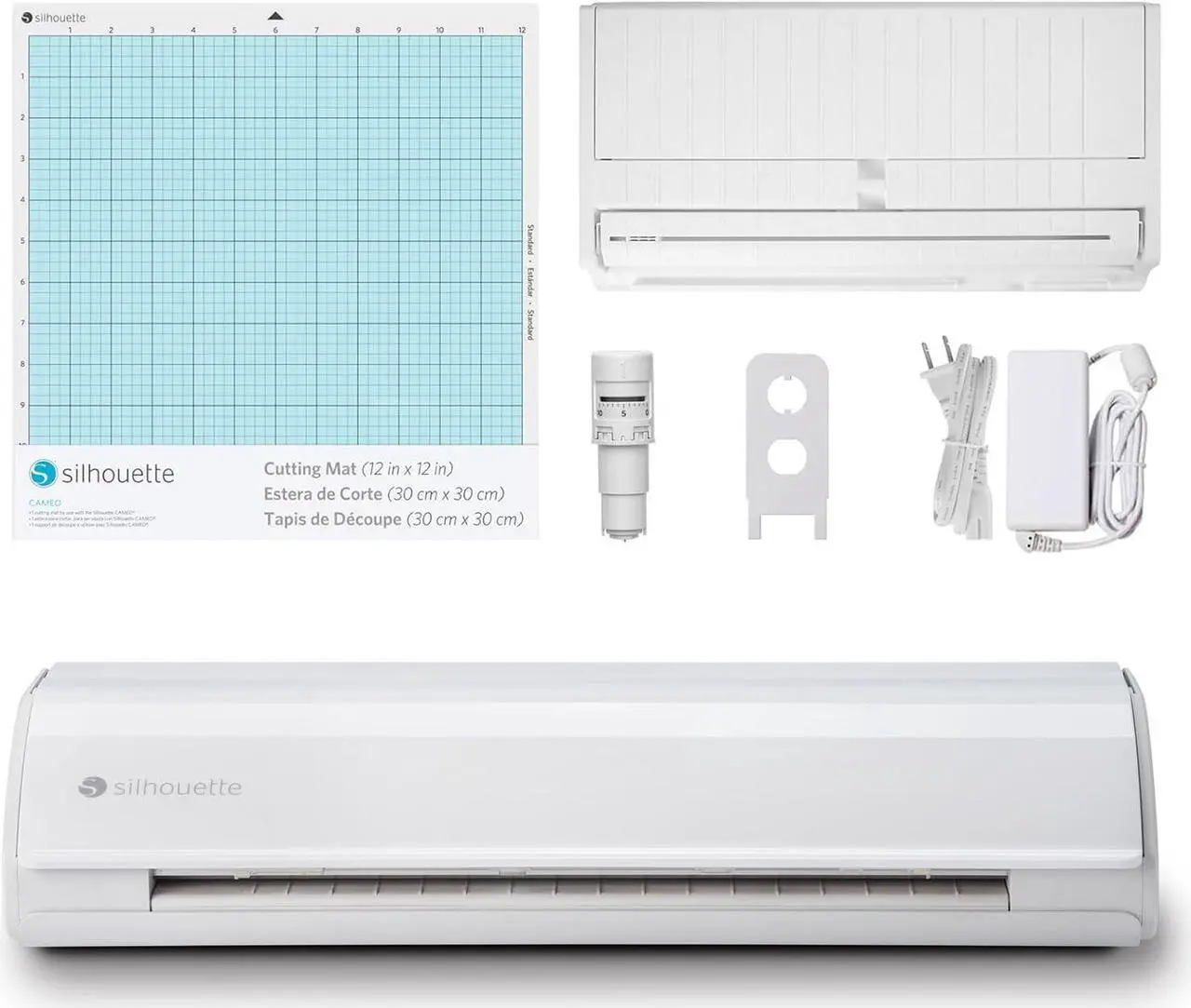 Main image of Silhouette Cameo 5 12 inch Vinyl Cutting Machine with Studio Software, Electric Tool and ES Mat Compatible, SNA and IPT, 50 db, White Edition