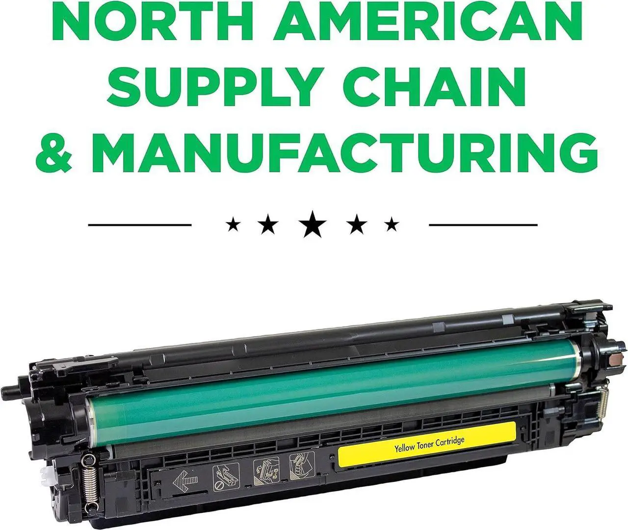 Alt view image 2 of 6 - Clover Remanufactured Toner Cartridge Replacement  CF452A (HP 655A) | Yellow