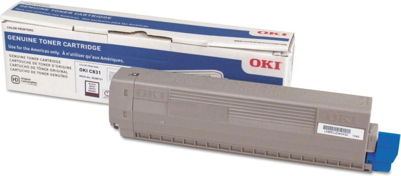 Main image of Oki Black Toner Cartridge, 10000 Yield (44844512)