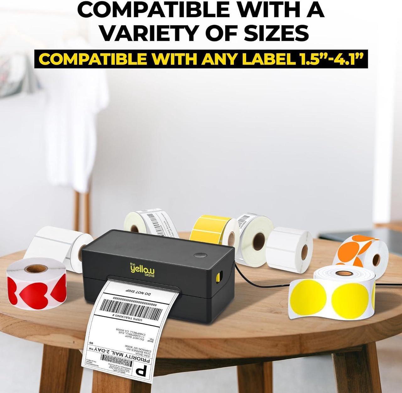 Alt view image 4 of 7 - Label Printer, Bluetooth Thermal Printer, 4x6 Shipping Label Printer, Thermal Label Printer Desktop or Phone, Compatible with iPhone, Android, Windows, Mac, Chromebook, Amazon, Ebay, UPS.USPS