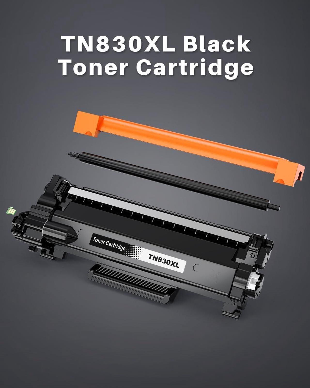 Alt view image 2 of 7 - TN830XL Toner Cartridges Compatible Replacement for Brother TN830XL TN-830 TN830 Black Toner Cartridge for HL-L2460DW HL-L2405W HL-L2400D HL-L2465DW HL-L2480DW DCP-L2640DW MFC-L2820DW Printer (2-Pack)
