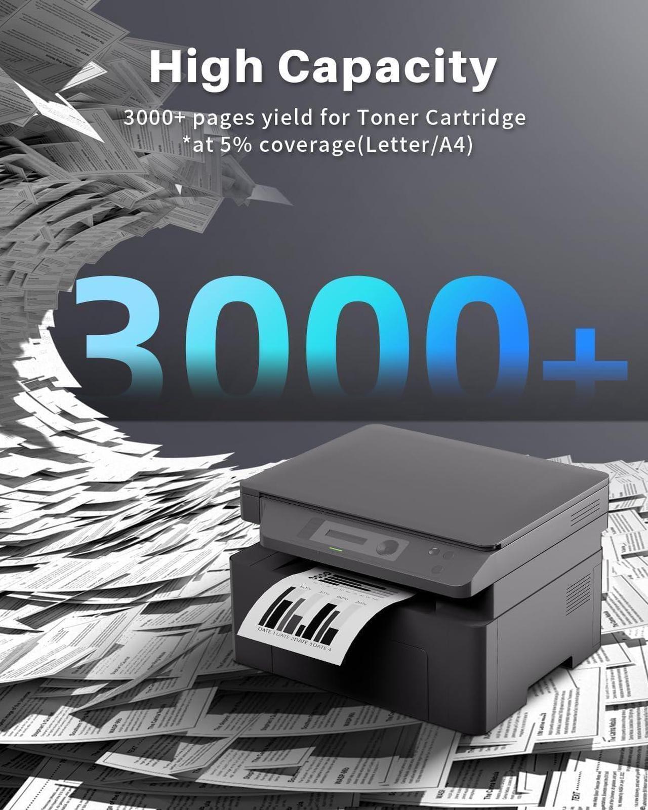 Alt view image 4 of 7 - TN830XL Toner Cartridges Compatible Replacement for Brother TN830XL TN-830 TN830 Black Toner Cartridge for HL-L2460DW HL-L2405W HL-L2400D HL-L2465DW HL-L2480DW DCP-L2640DW MFC-L2820DW Printer (2-Pack)