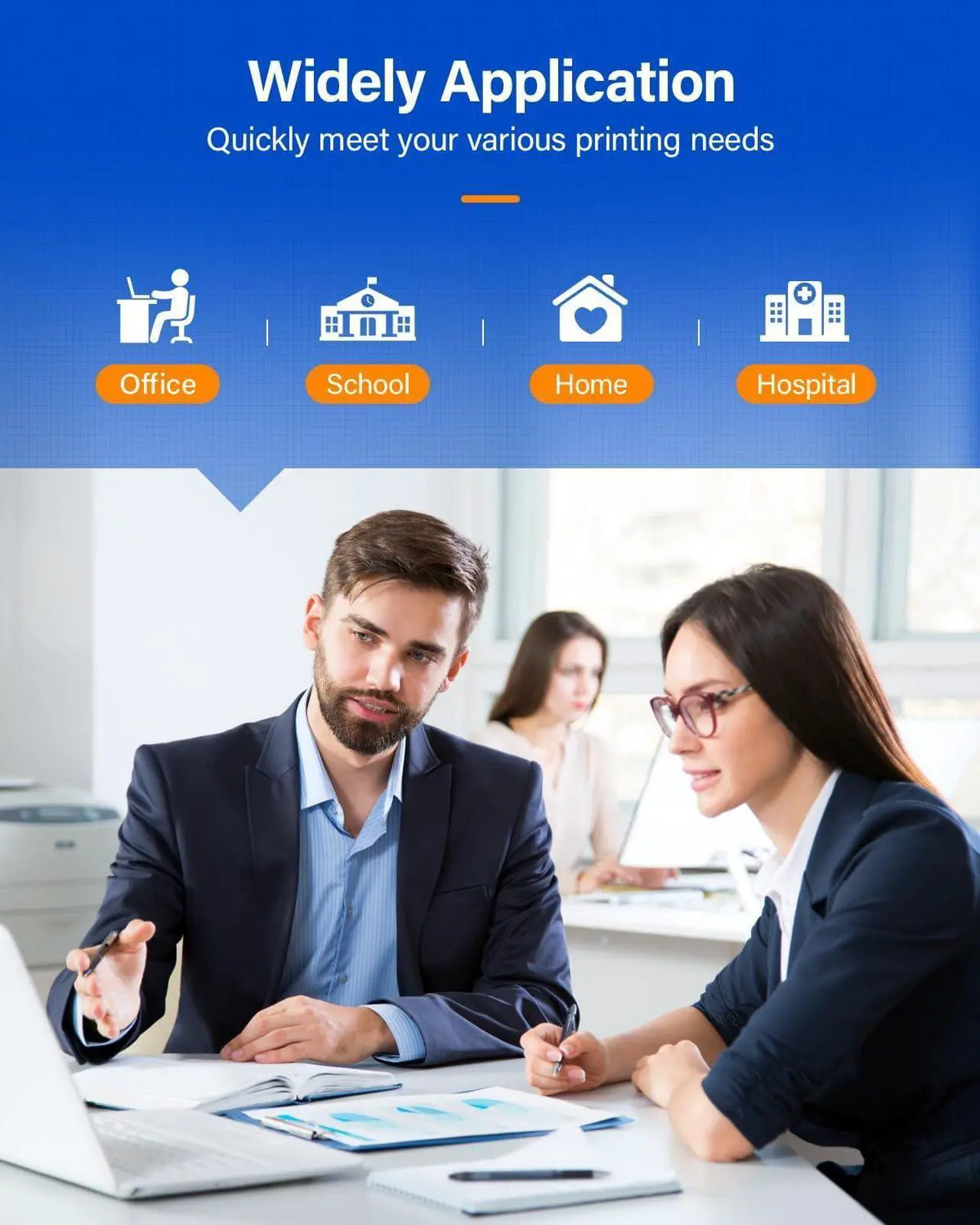 Alt view image 6 of 6 - 131A Toner Cartridges 4 Pack 131X M251nw M276nw Compatible   Laserjet Pro 200 Color MFP M276nw M251nw M276 M251 Printer Ink HP 131A 131X CF210X CF210A CF211A CF212A CF213A Laser Copier All-In-One