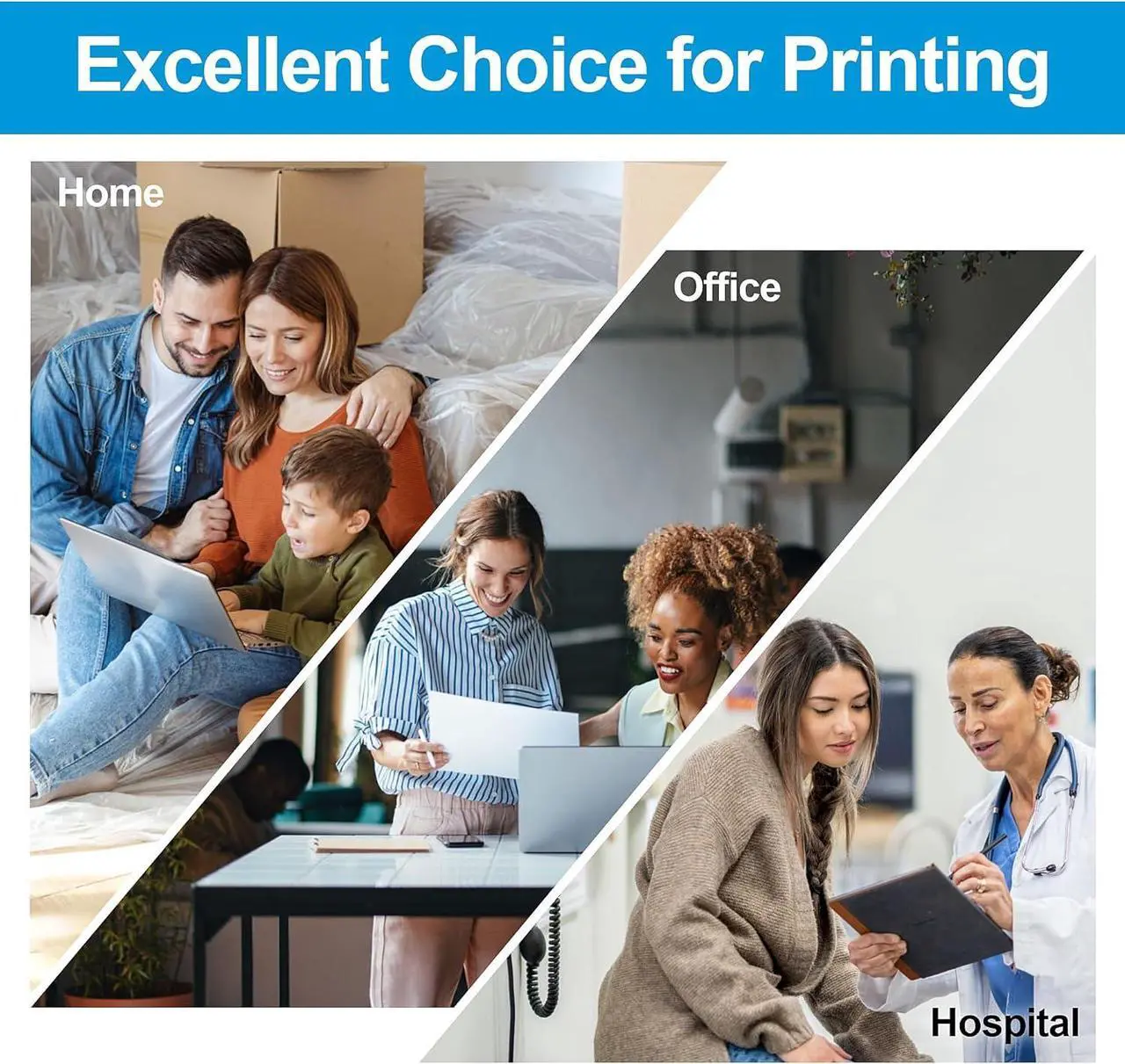 Alt view image 6 of 6 - 414A Toner Cartridge 4 Pack | Works with HP Color Laserjet MFP M479fdw M479fdn M479 Series, Pro M454 Series |  414A, W2020A W2021A W2022A W2023A