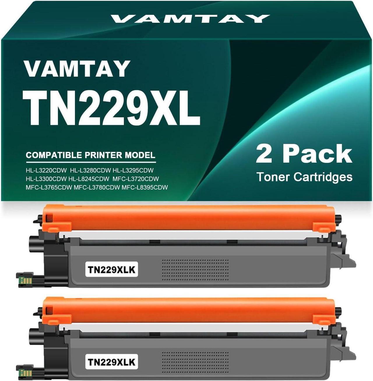 Main image of TN229XL Black Remanufactured Toner Cartridge Replacement for Brother 229 TN229 TN-229 TN 229XL for MFC-L3780CDW HL-L3280CDW MFC-L3720CDW HL-L3220CDW HL-L3300CDW Printer(TN229XLBK, 2Pack)