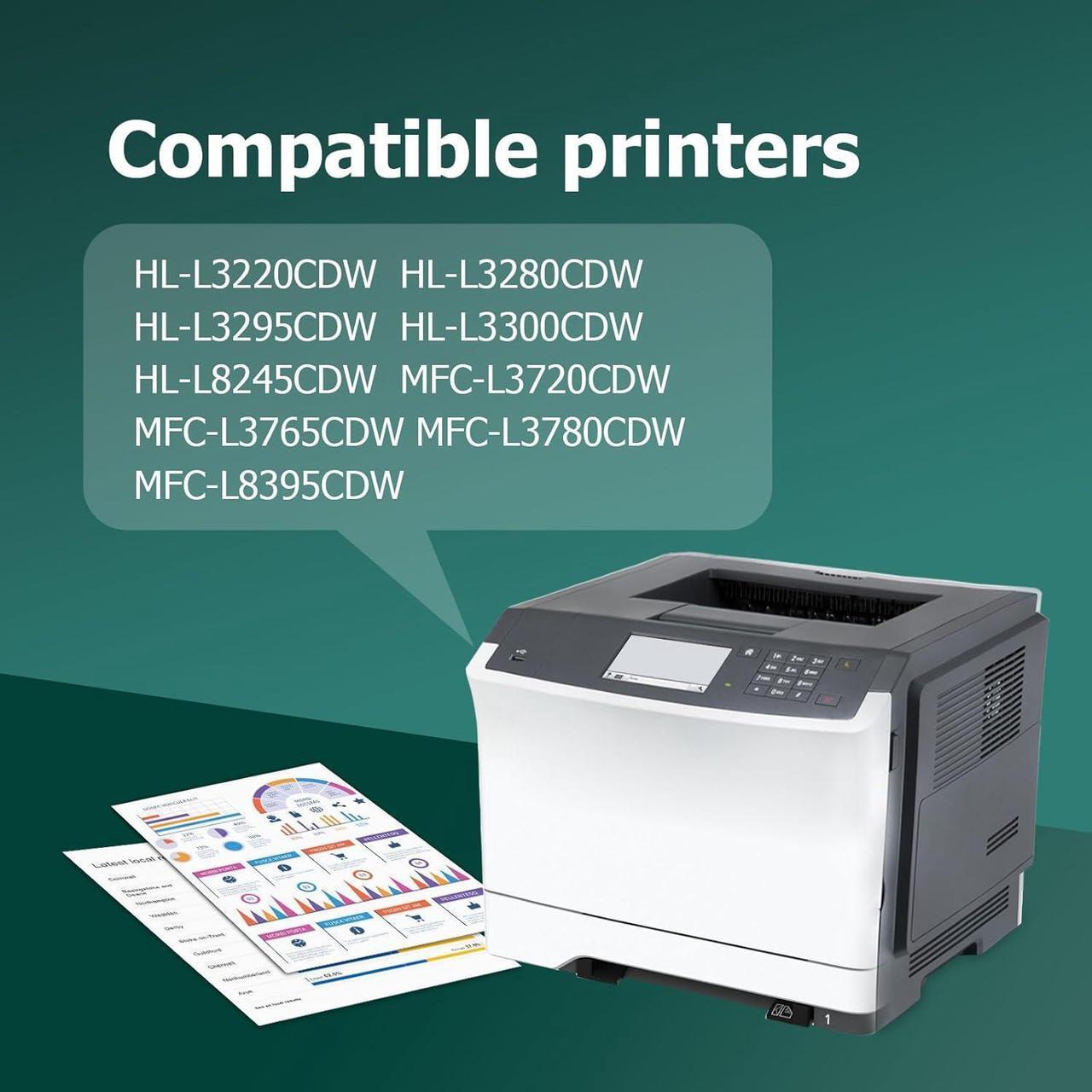 Alt view image 2 of 6 - TN229XL Black Remanufactured Toner Cartridge Replacement for Brother 229 TN229 TN-229 TN 229XL for MFC-L3780CDW HL-L3280CDW MFC-L3720CDW HL-L3220CDW HL-L3300CDW Printer(TN229XLBK, 2Pack)
