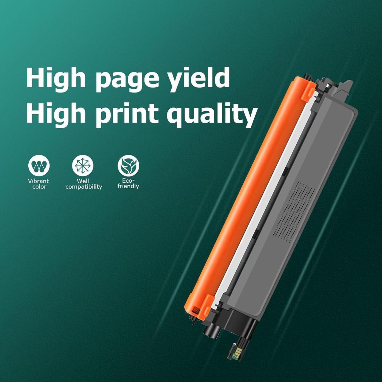 Alt view image 4 of 6 - TN229XL Black Remanufactured Toner Cartridge Replacement for Brother 229 TN229 TN-229 TN 229XL for MFC-L3780CDW HL-L3280CDW MFC-L3720CDW HL-L3220CDW HL-L3300CDW Printer(TN229XLBK, 2Pack)