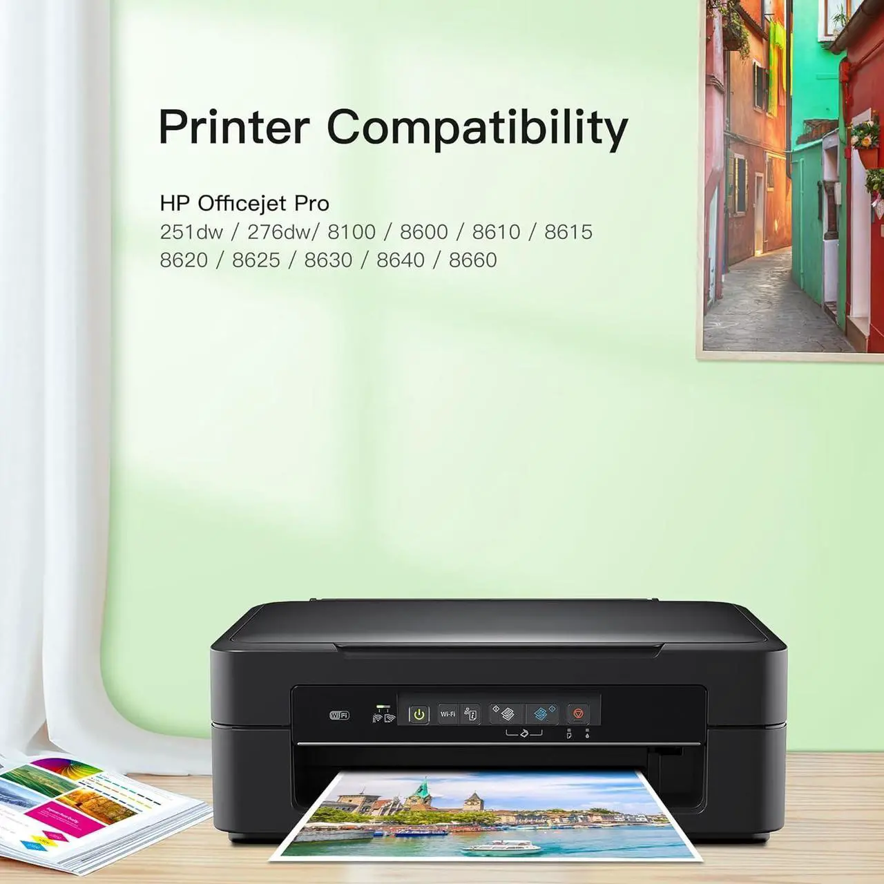 Alt view image 3 of 7 - 950XL 951XL Ink Cartridges Combo Pack  950 951 Ink Cartridges Combo Pack Use with HP 8600 8610 8630 8620 8615 76DW 251DW Printer(5 Pack, 2 Black, 1 Magenta, 1 Cyan, 1 Yellow)