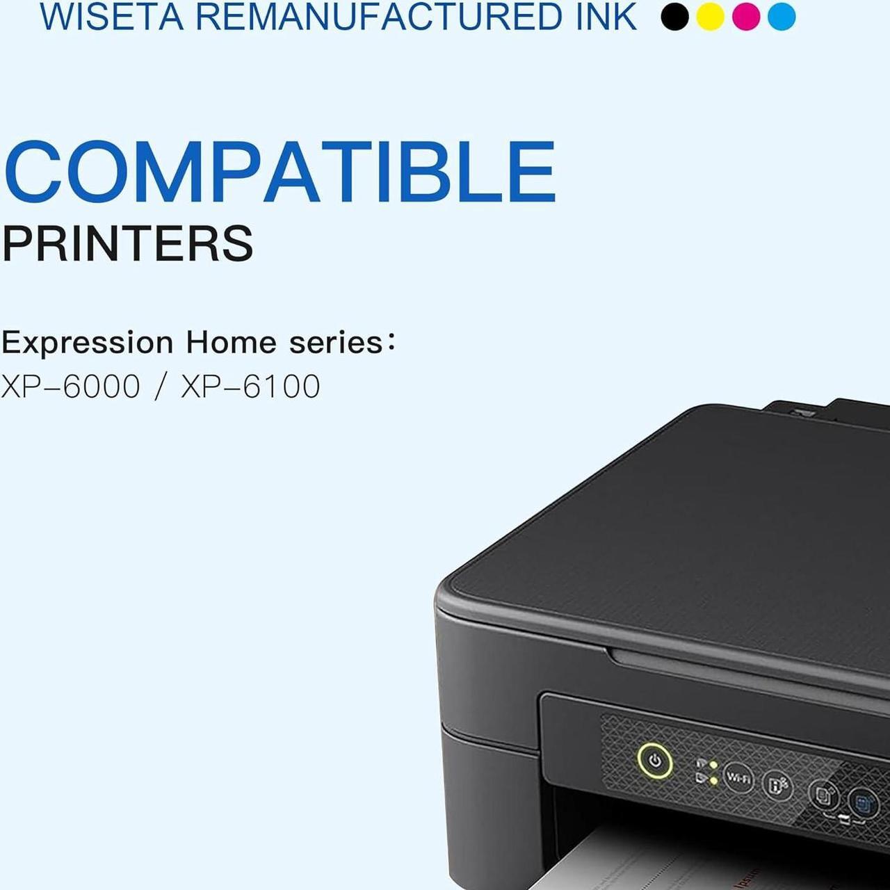 Alt view image 2 of 7 - 302XL Ink Cartridges Remanufactured T302XL 302 XL Ink Cartridges Replacement for Epson 302XL Ink Cartridge Multipack with XP-6000 XP-6100 Printer(5 Pack)