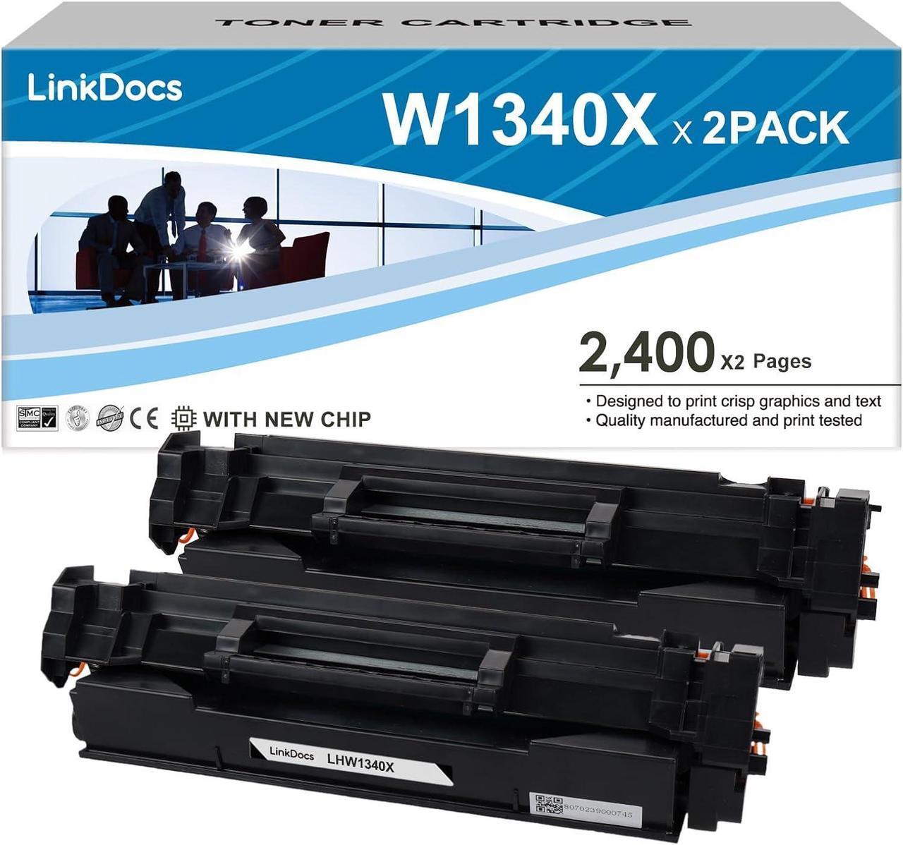Main image of 134X Toner Cartridge Replacement  134X W1340X 134A W1340A Toner Cartridge (with New Chip) for use in HP M209dw M209dwe MFP M234dw M234dwe M234sdw M234sdwe M209 M234 Printer (2-Pack)