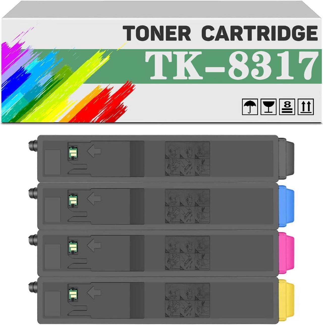 Main image of Compatible Toner Cartridge Replacement for Kyocera TK8317 TK-8317, 12,000 Pages High Yield Work with 2550ci Printers Color x 4