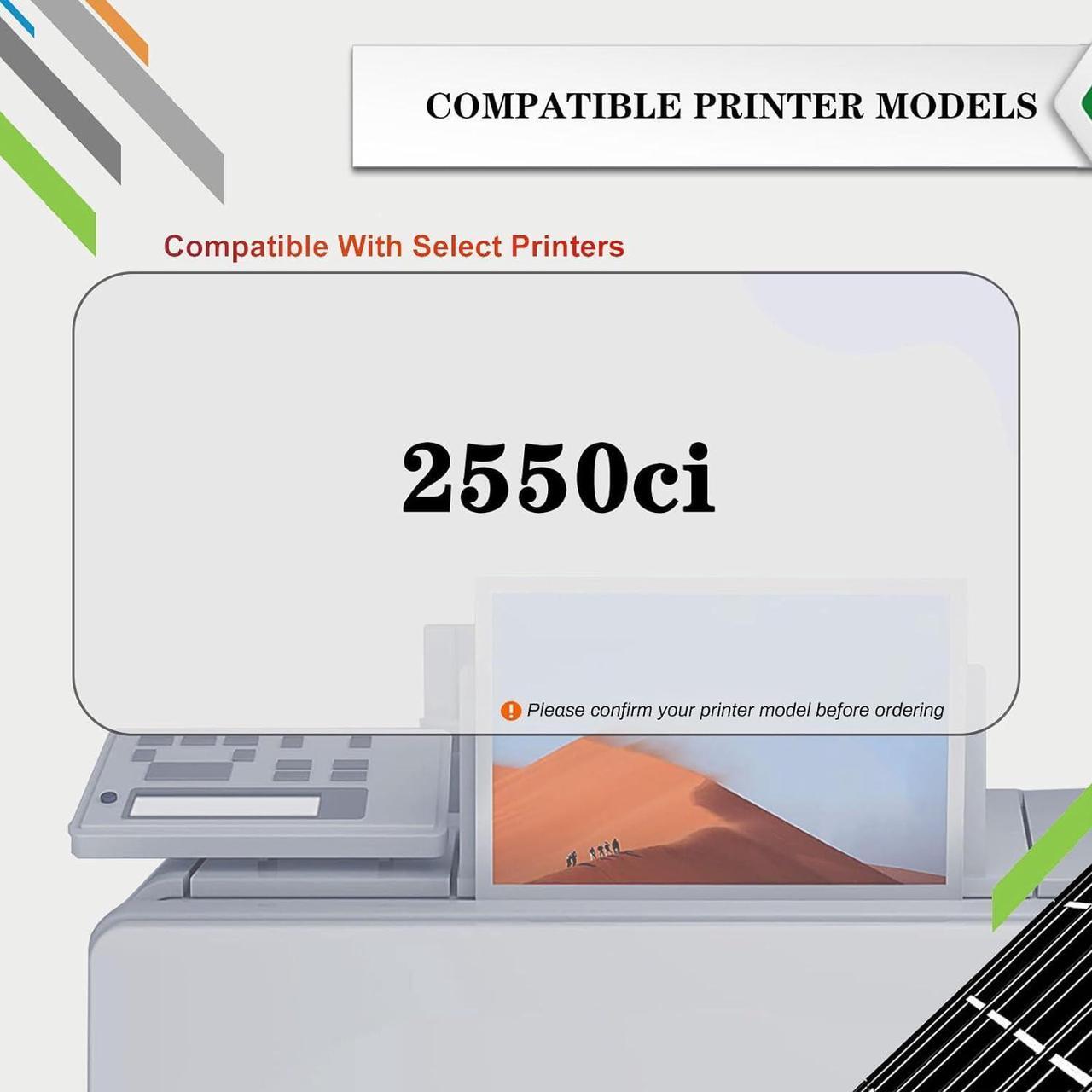 Alt view image 2 of 7 - Compatible Toner Cartridge Replacement for Kyocera TK8317 TK-8317, 12,000 Pages High Yield Work with 2550ci Printers Color x 4