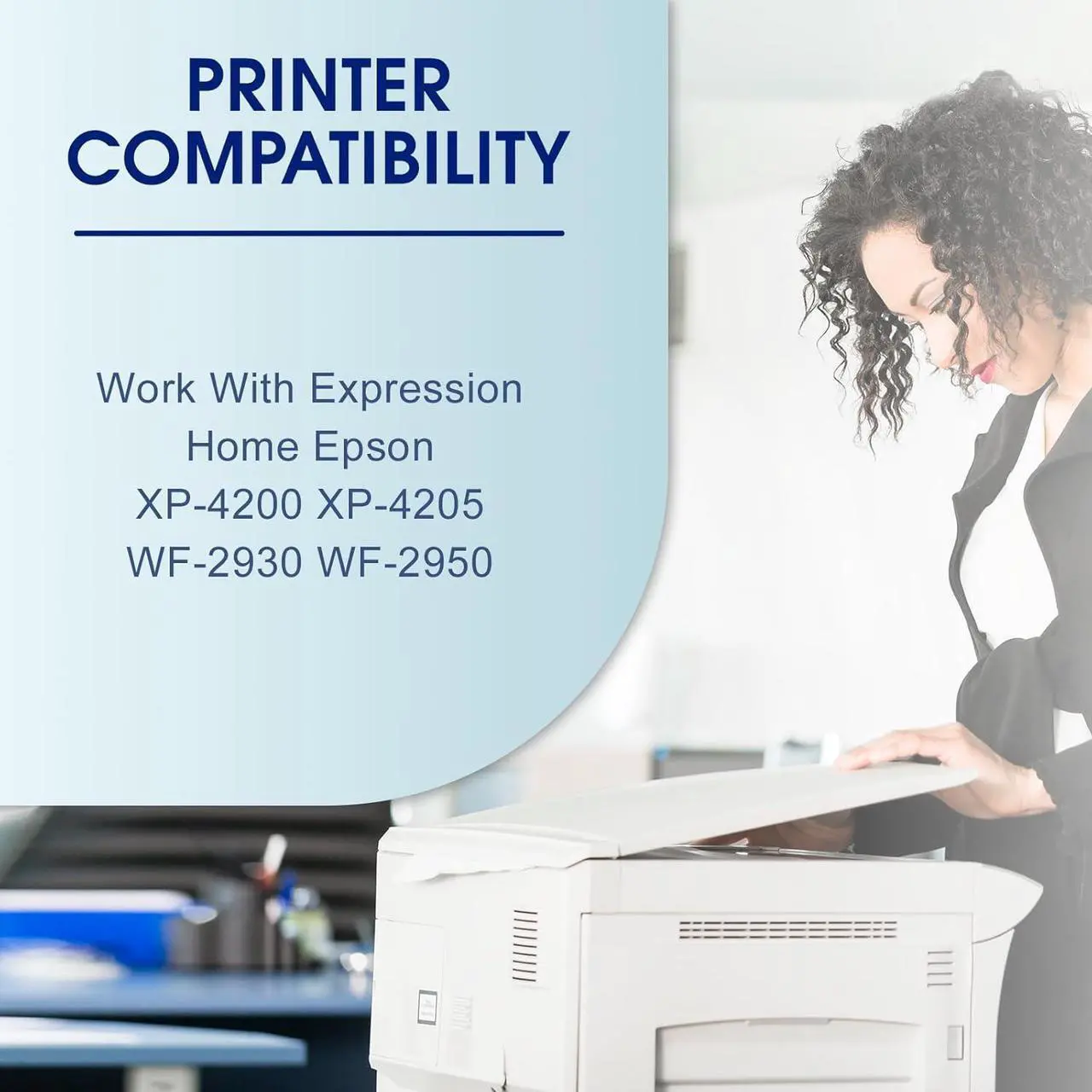 Alt view image 2 of 7 - 232XL Ink Cartridges Combo Pack Replacement for Epson 232 Ink Cartridge for Epson Ink 232 Work with Epson Workforce WF-2930, WF-2950, Expression XP-4200, XP-4205 Printer (BK C M Y) 4Pack
